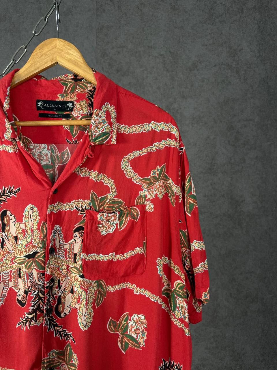 Allsaints Allsaints designer hawaiian relaxed shirt Size US L / EU 52-54 / 3 - 2 Thumbnail