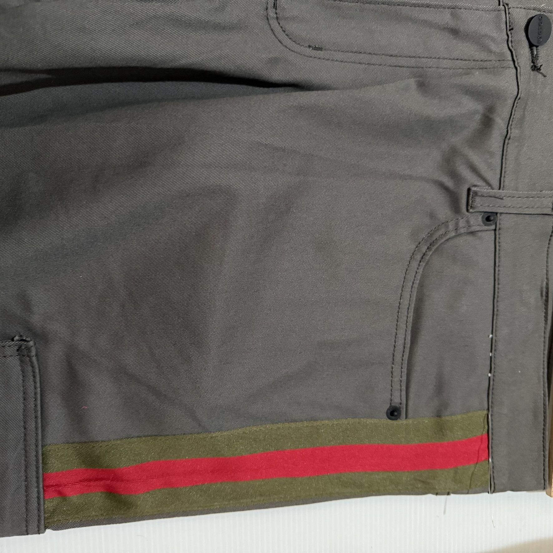 Golden Denim GDFG Custom Stacked Utility Cargo Pants w/Red/GreenStripes Size US 44 / EU 60 - 6 Thumbnail