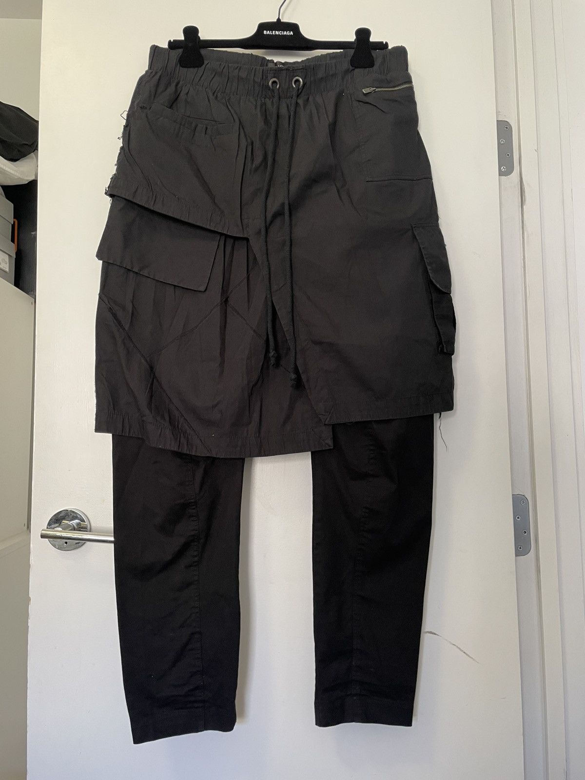 Minoar Layered Cargo Skirt Pants Size US 32 / EU 48 - 1 Thumbnail