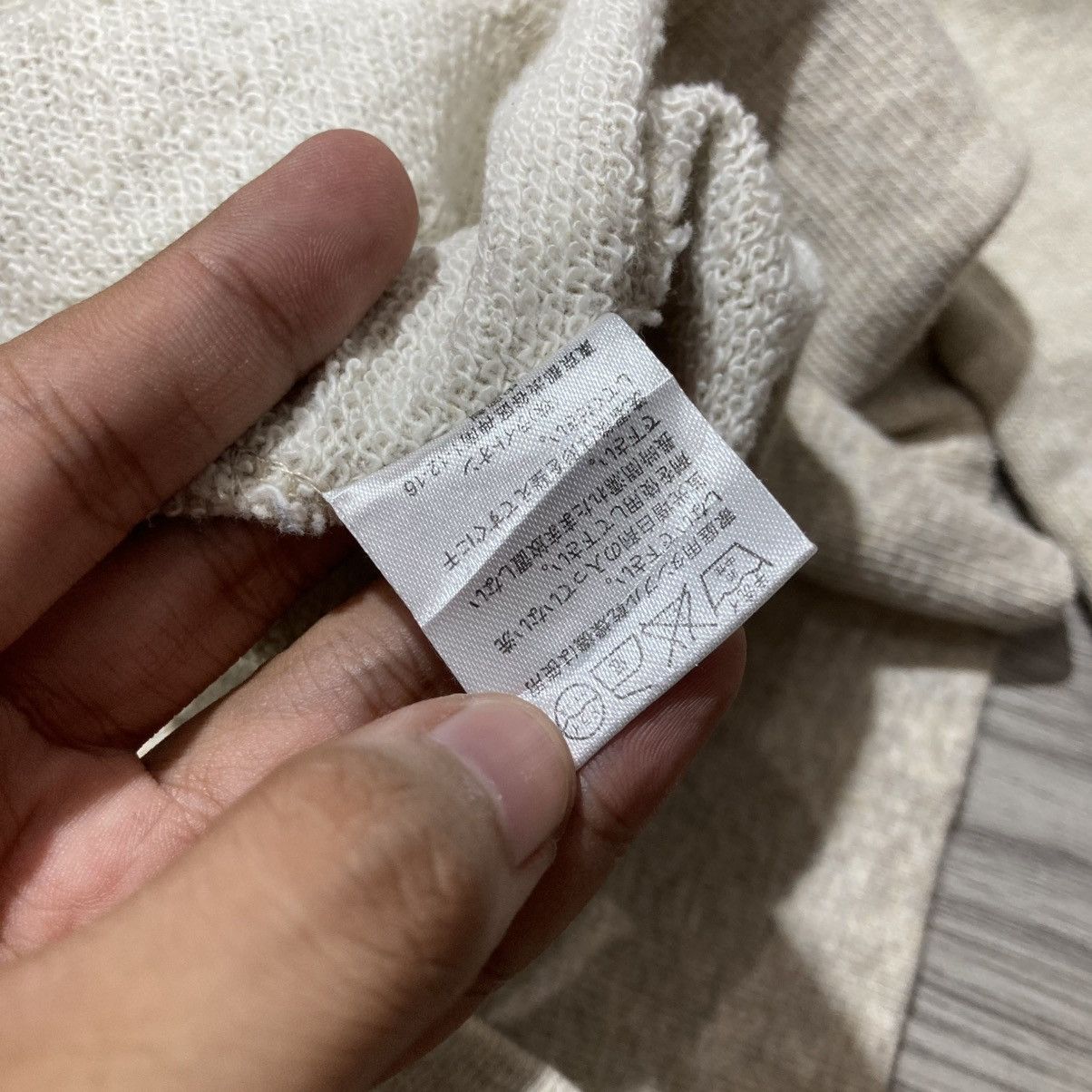 20471120 2000s Back Number Unique Pullover Hoodie Cream Kapital Style Size US S / EU 44-46 / 1 - 17 Thumbnail