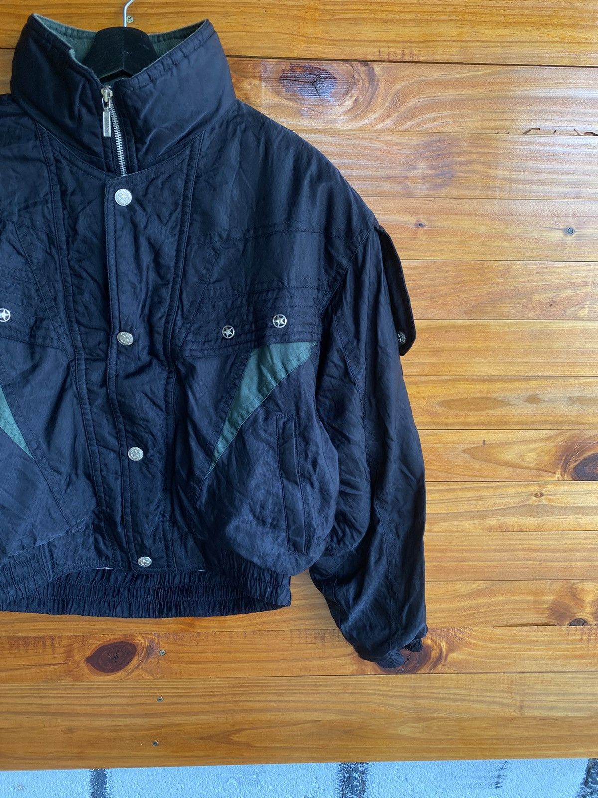 Yamaha Vintage 90s YAMAHA For Sports Enthusiasts BlackBomber Jacket Size US M / EU 48-50 / 2 - 6 Thumbnail