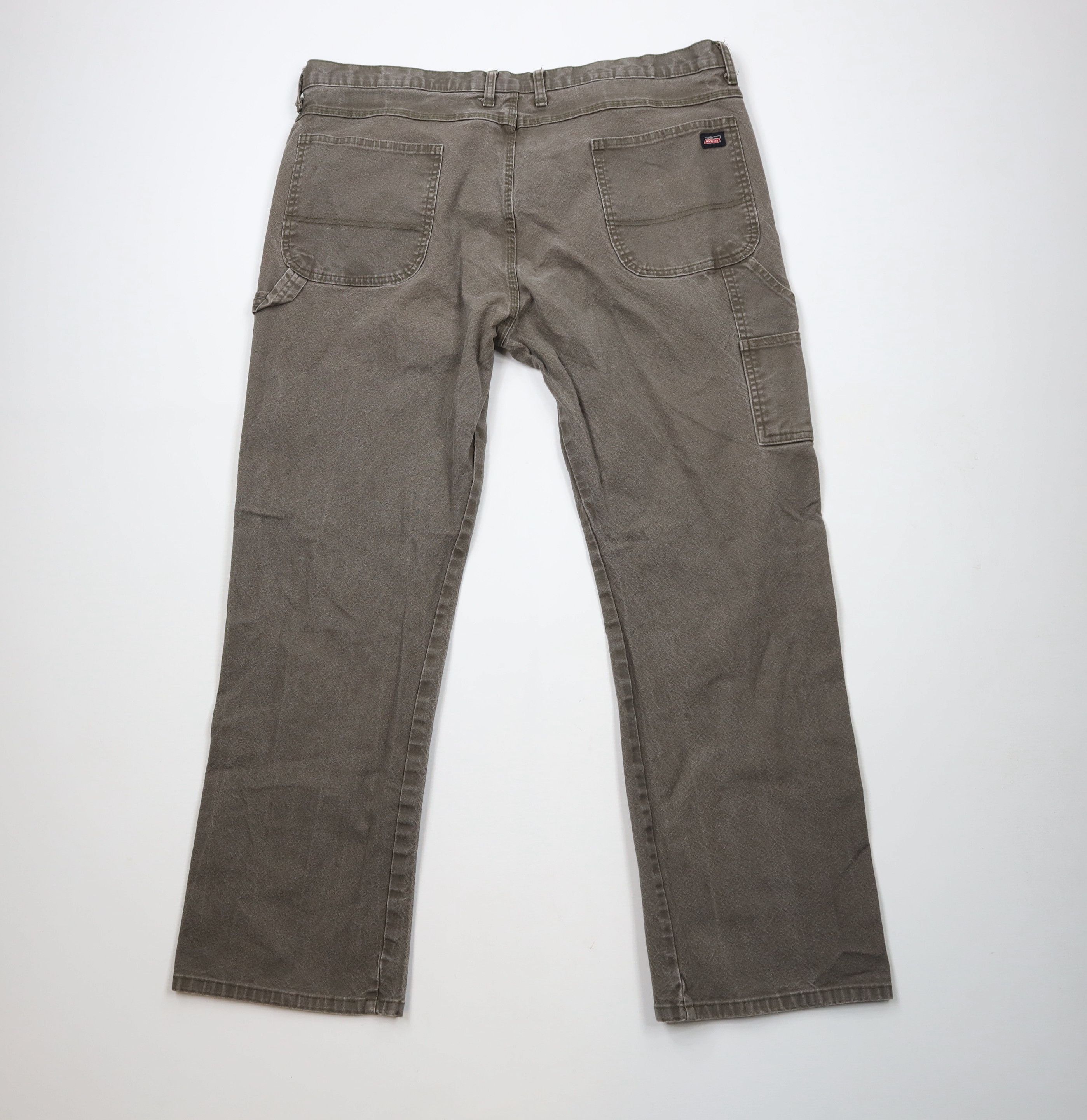 Dickies × Vintage Vintage Y2K Dickies Spell Out Wide Leg Canvas Dungaree Pants Size US 42 / EU 58 - 7 Thumbnail