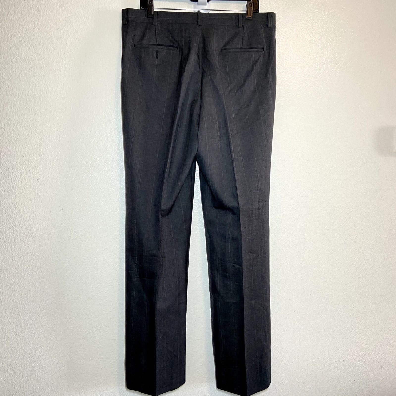 Burberry Burberry's 2 Piece Suit Vintage 100% Pure Wool Slate Gray 54 Size 54R - 6 Thumbnail
