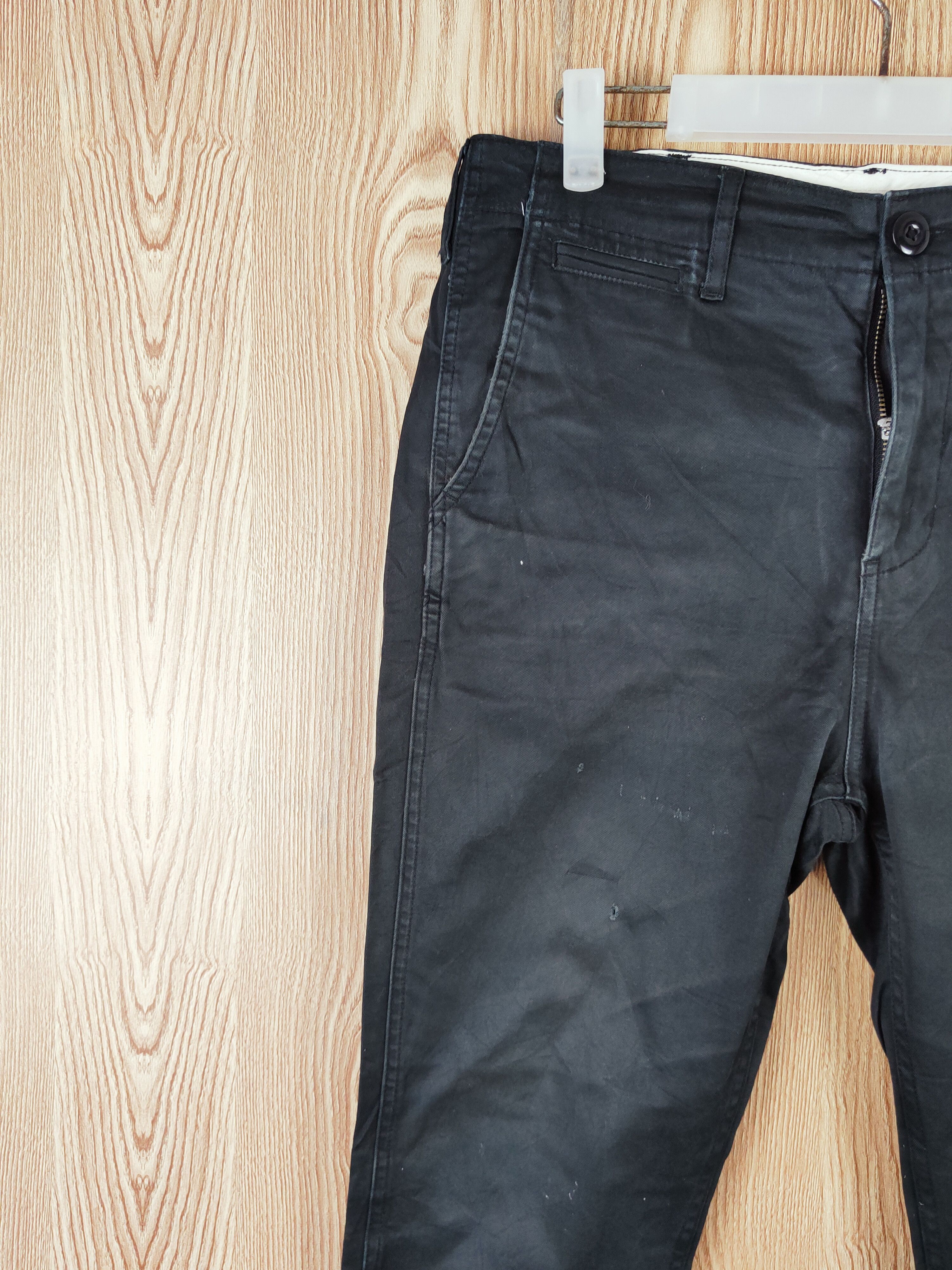 Japanese Brand × Vintage DL Back Number Black faded vintage Casual Pants #S2796 Size US 30 / EU 46 - 3 Thumbnail
