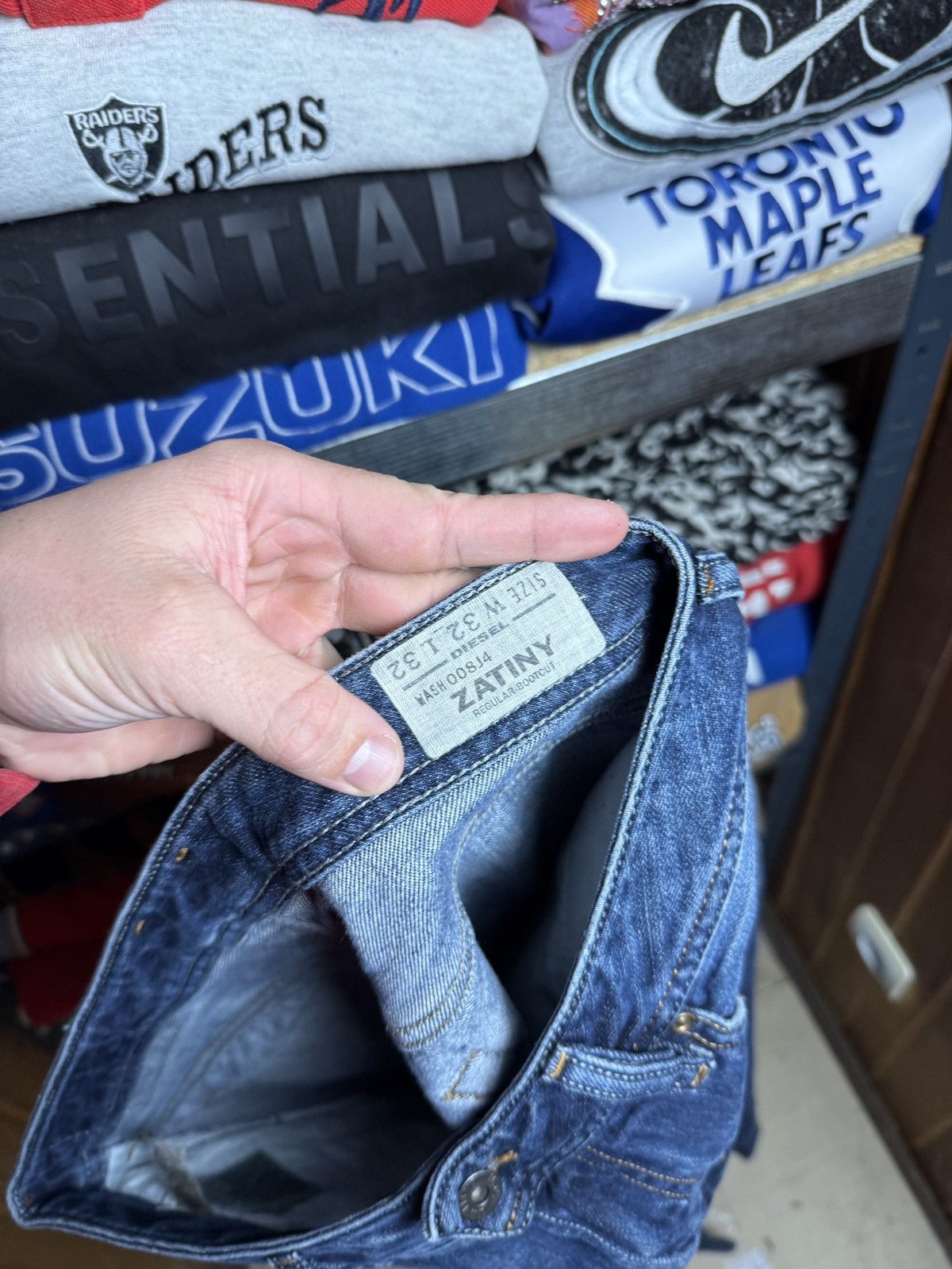 Diesel Vintage Flared Diesel Jeans Baggy Washed IfSixWasNine Style Size US 32 / EU 48 - 12 Thumbnail