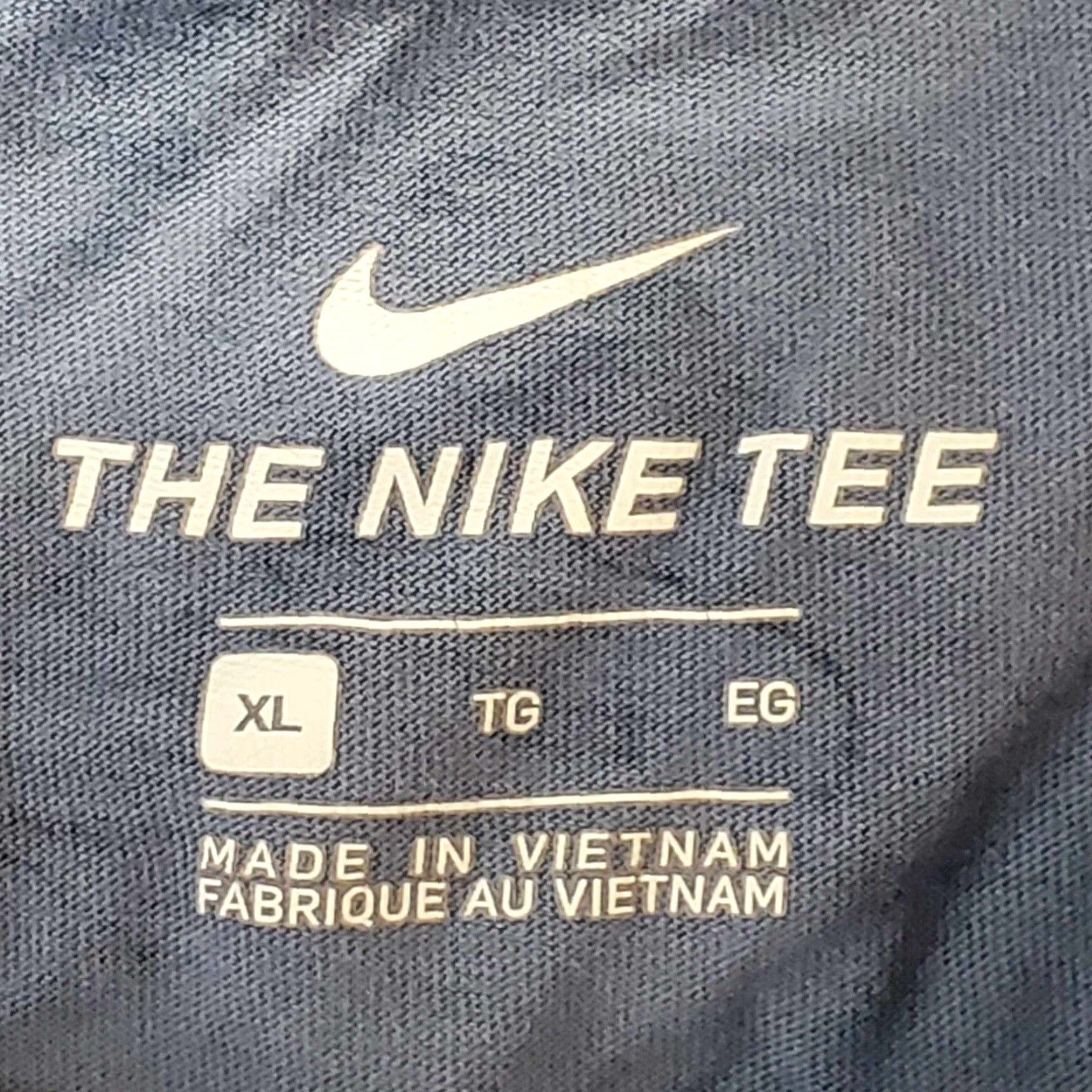 Nike Nike Sportswear Club Camouflage T Shirt XL TG EG Blue Standard Fit Size US XL / EU 56 / 4 - 2 Thumbnail