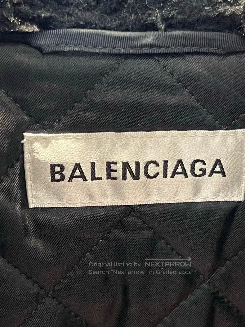 Balenciaga Balenciaga Monogram Teddy Fur Coat. Size US XS / EU 42 / 0 - 6 Thumbnail