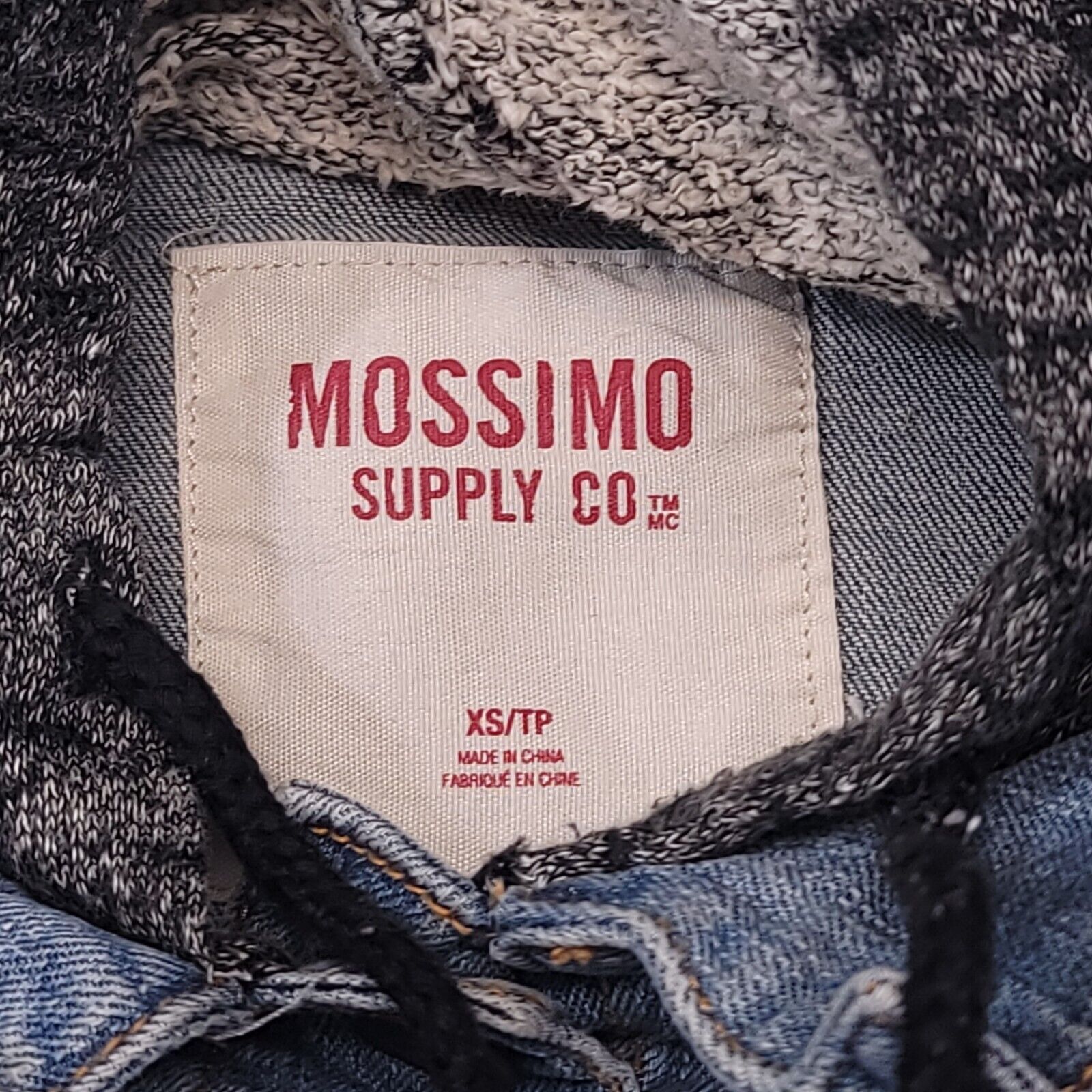 Mossimo Mossimo Supply Co Button Up Denim Hoodie Womens Size XS Gray Size XS / US 0-2 / IT 36-38 - 3 Thumbnail