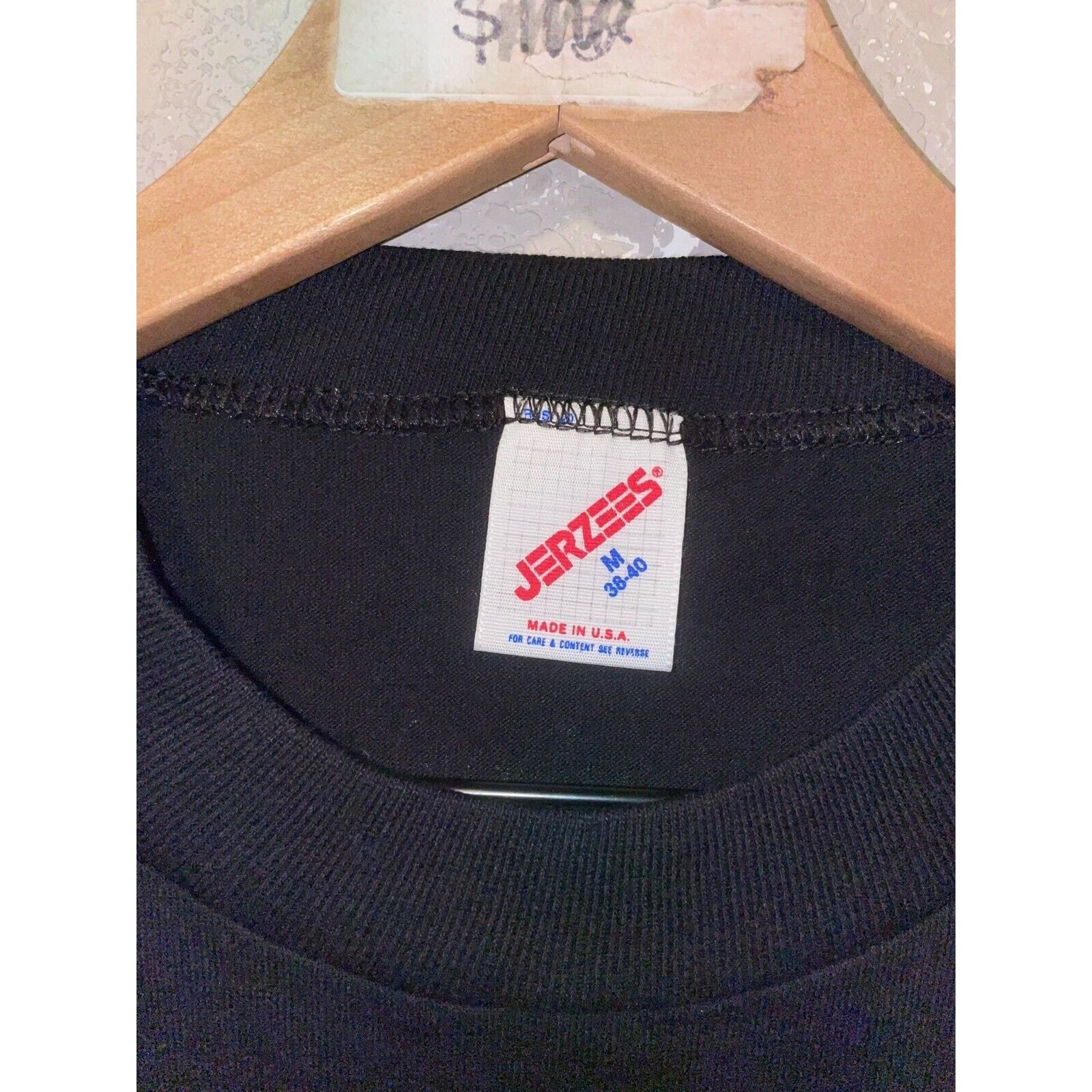 Jerzees Vintage Test Print Shirt New Mexico Vermont Black M Tee Size US M / EU 48-50 / 2 - 4 Thumbnail