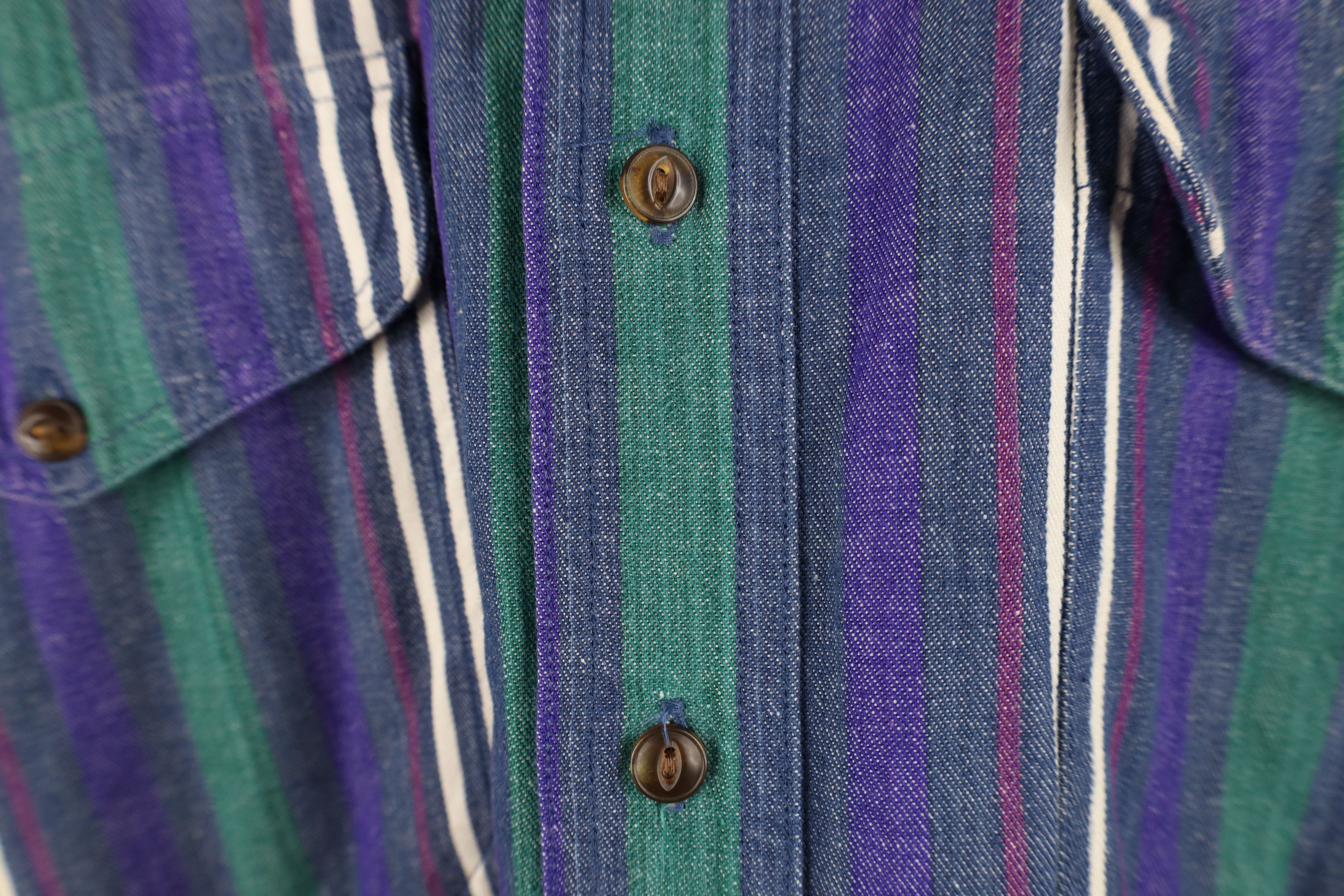 Ralph Lauren Vintage 90s Ralph Lauren Denim Collared Button Down Shirt Size US L / EU 52-54 / 3 - 7 Thumbnail