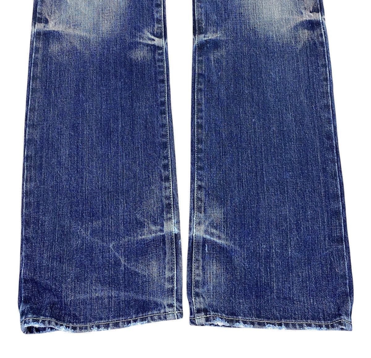Takeo Kikuchi Takeo Kikuchi Blue Wash Whiskered Straight Leg Style Jeans Size US 34 / EU 50 - 5 Thumbnail