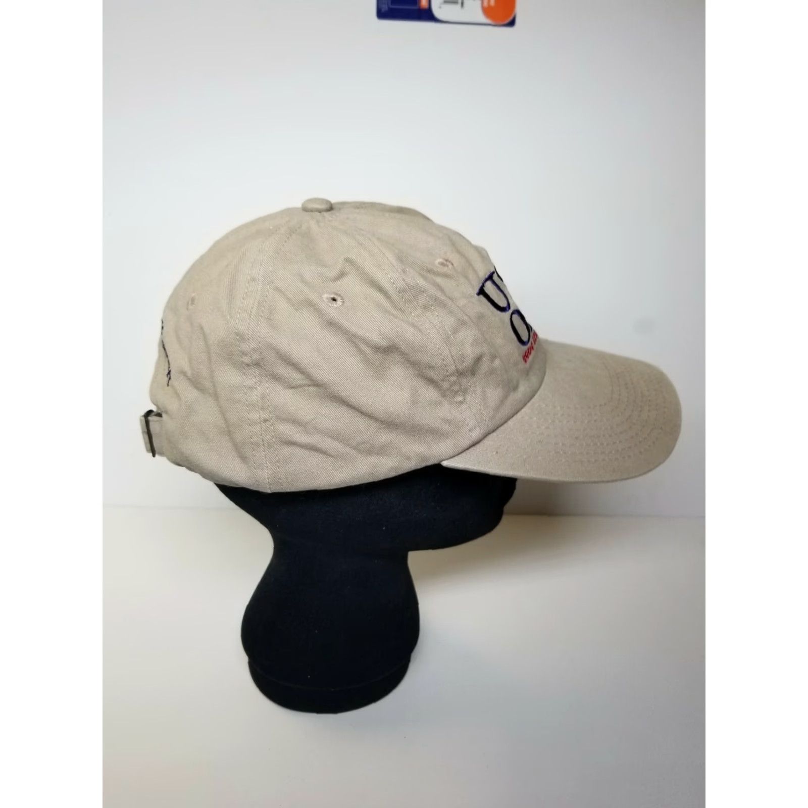 Vintage VINTAGE 2004 US Open Shinnecock Hills USGA Golf Hat Strapback Khaki Brown Dad Cap US Open 2004 Men Brown Strapback Hat Size ONE SIZE - 3 Thumbnail