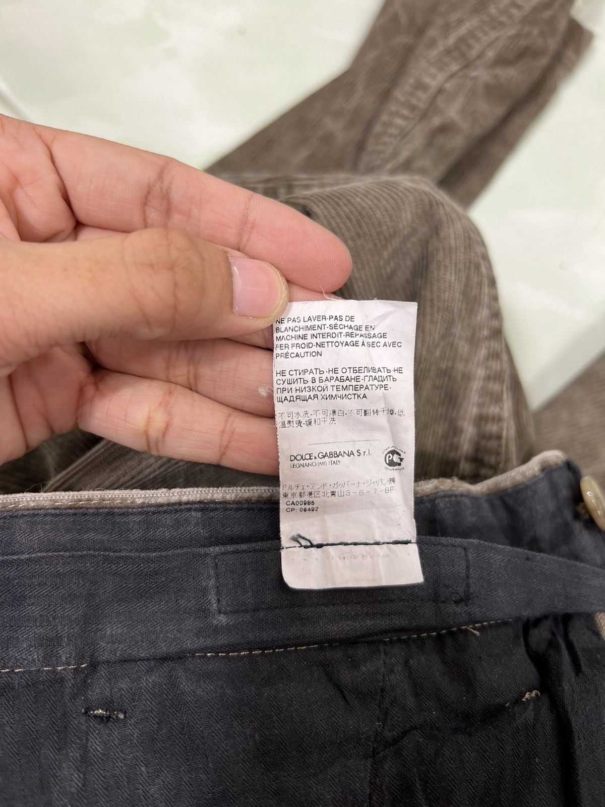 Dolce & Gabbana 🔥 DOLCE & GABBANA CORDUROY TROUSER PANTS MADE IN ITALY Size US 36 / EU 52 - 11 Thumbnail