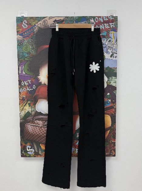 LOSTSHDWS LOSTSHDWS Double Layered Classic Logo Black & White Sweats Size US 30 / EU 46 - 1 Preview