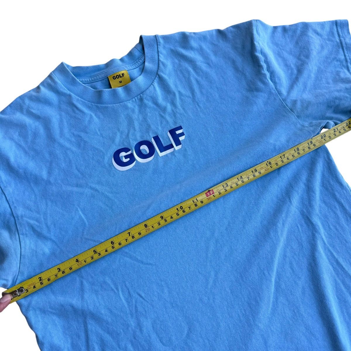 Golf Wang × Tyler The Creator GOLF WANG Tyler The Creator Blue Basic Logo Tee Shirt Size US M / EU 48-50 / 2 - 7 Thumbnail