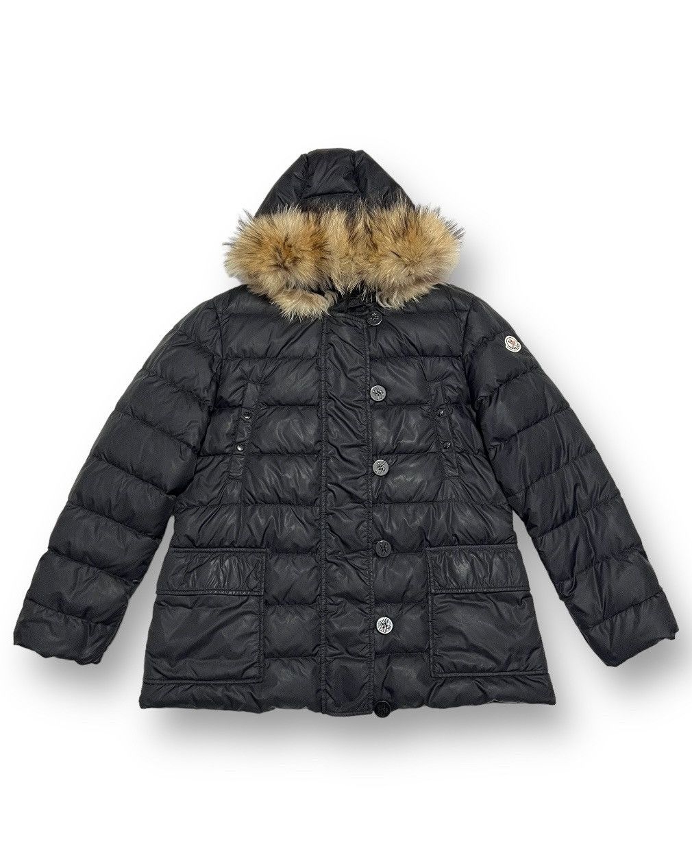 Moncler moncler MESS women's fur parka Size XXL / US 16-18 / IT 52-54 - 2 Thumbnail