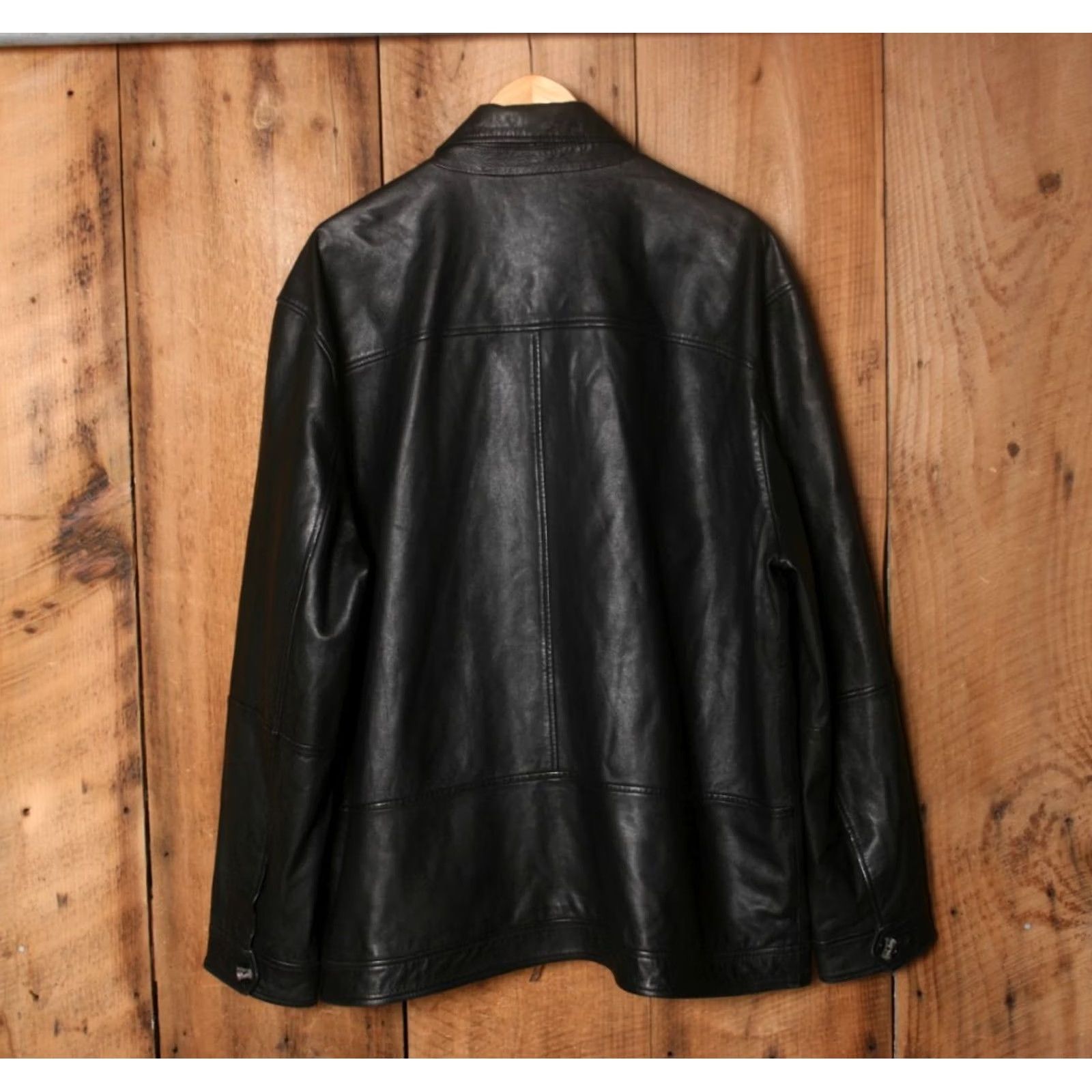 Vintage PAUL FREDRICK Buttery Soft Black Leather Jacket Sz. 3XL Jacket Mens Bomber Zip Leather Black 3XL Size US XXL / EU 58 / 5 - 7 Thumbnail