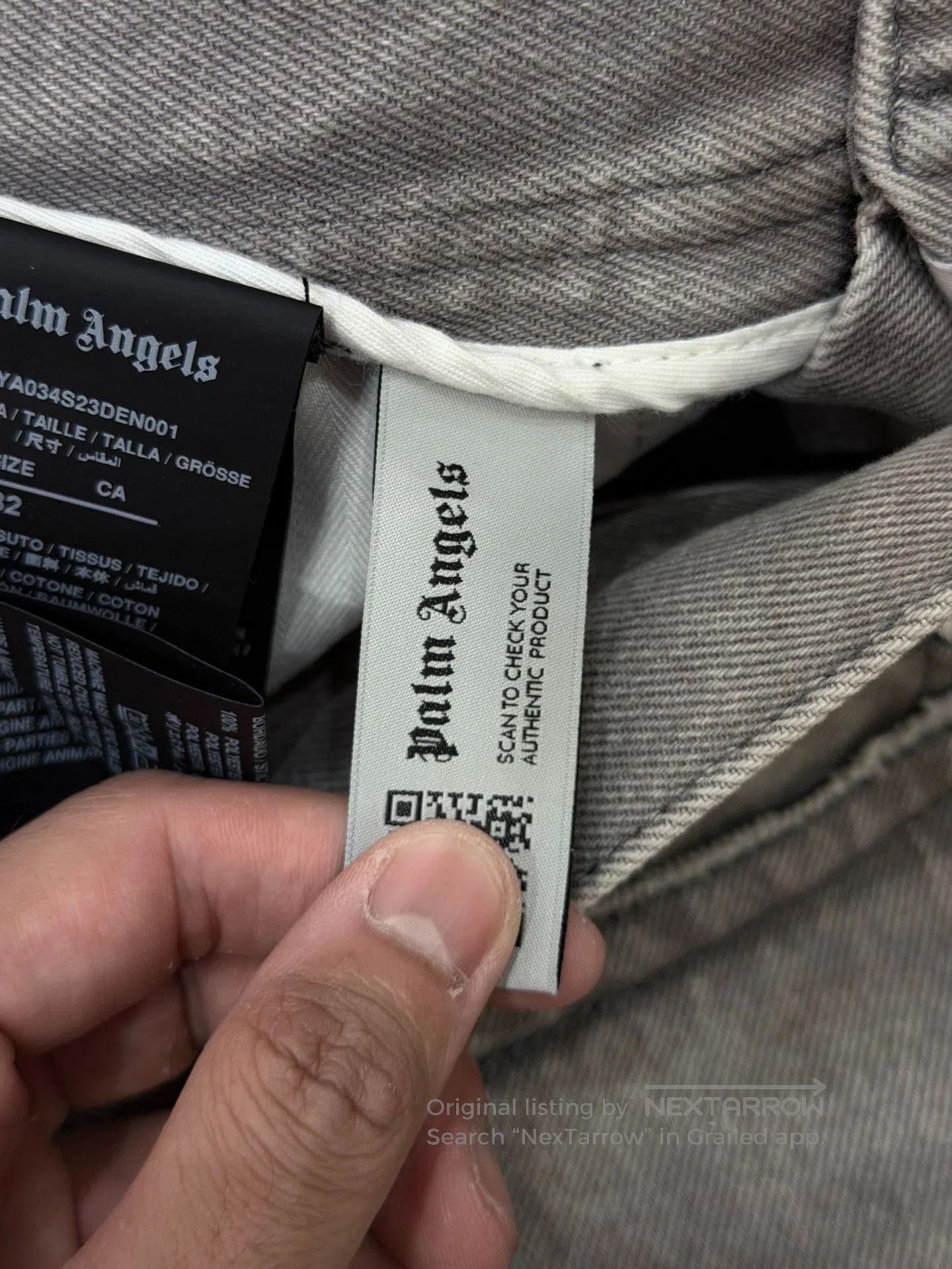 Palm Angels Palm Angels SS23 Faded Distressed Jeans. Size US 32 / EU 48 - 7 Thumbnail
