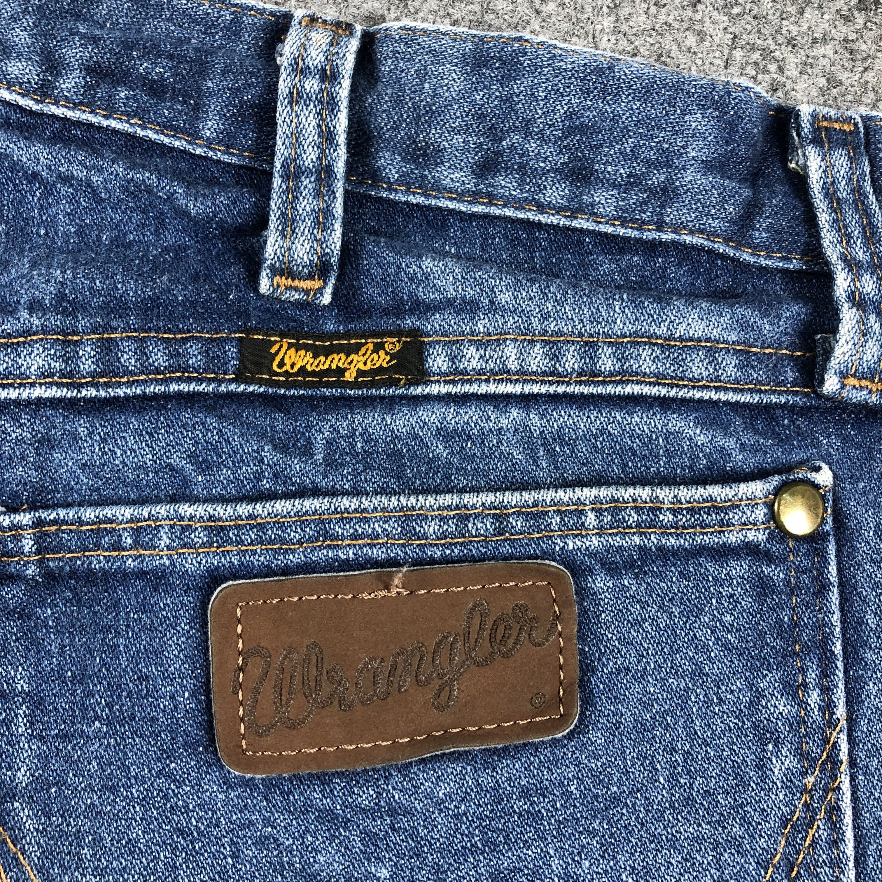Vintage × Wrangler Vintage Wrangler Regular Fit Light Blue Wash L684 Size US 36 / EU 52 - 7 Thumbnail
