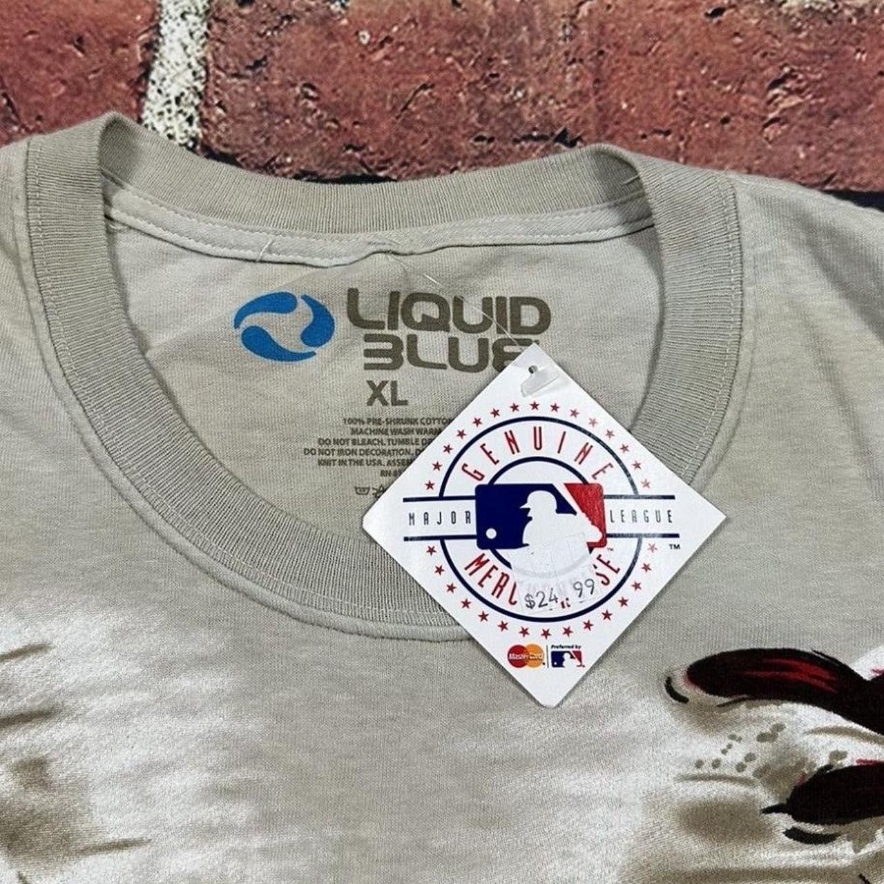 MLB Liquid Blue Pittsburgh Pirates Baseball Tie Dye T-Shirt 2014 Size US XL / EU 56 / 4 - 6 Thumbnail