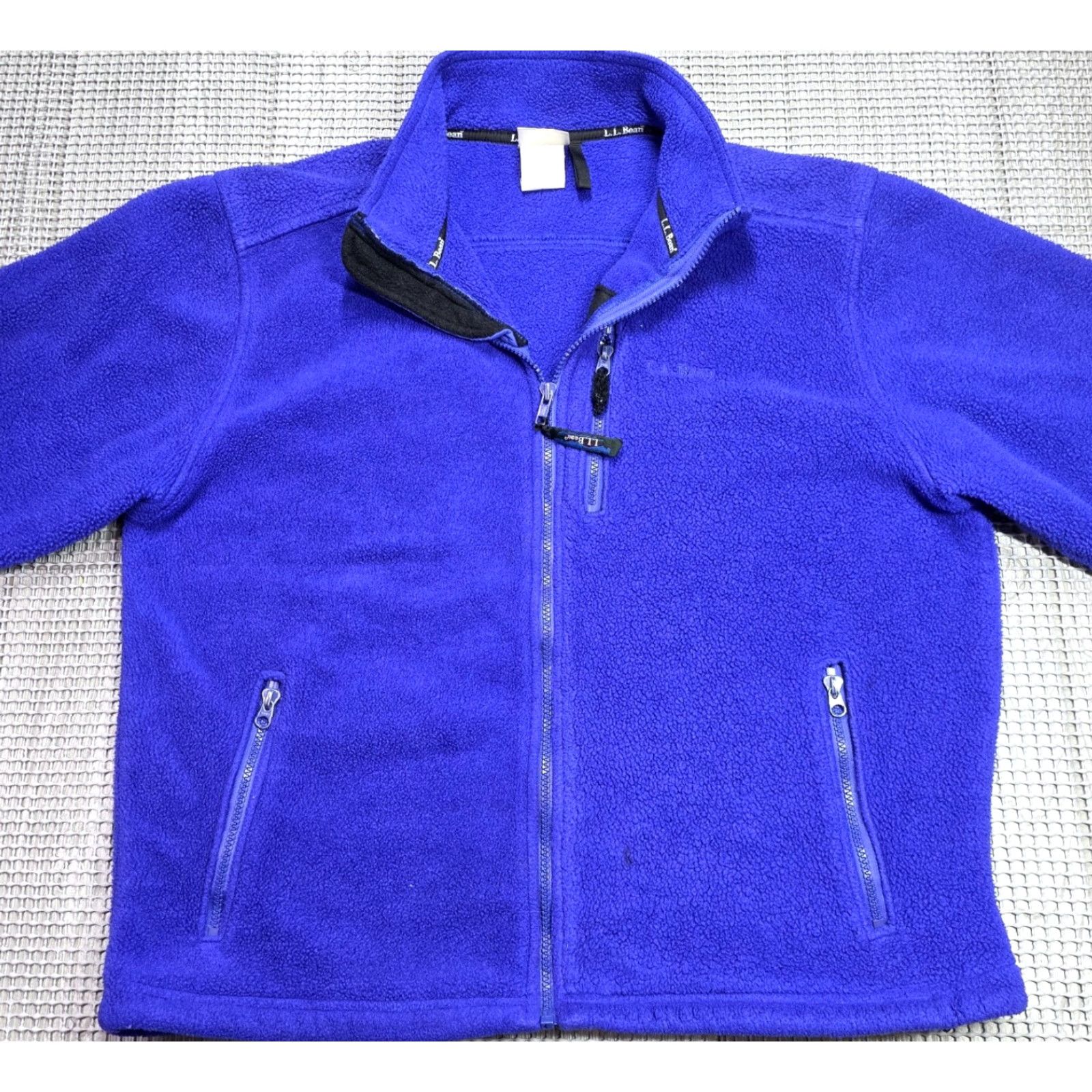 Vintage VINTAGE LL Bean Jacket Men L Blue Zip Up Pockets Fleece Logo Coat USA Made Boxy 90s Site: House of 620 Size US L / EU 52-54 / 3 - 4 Thumbnail