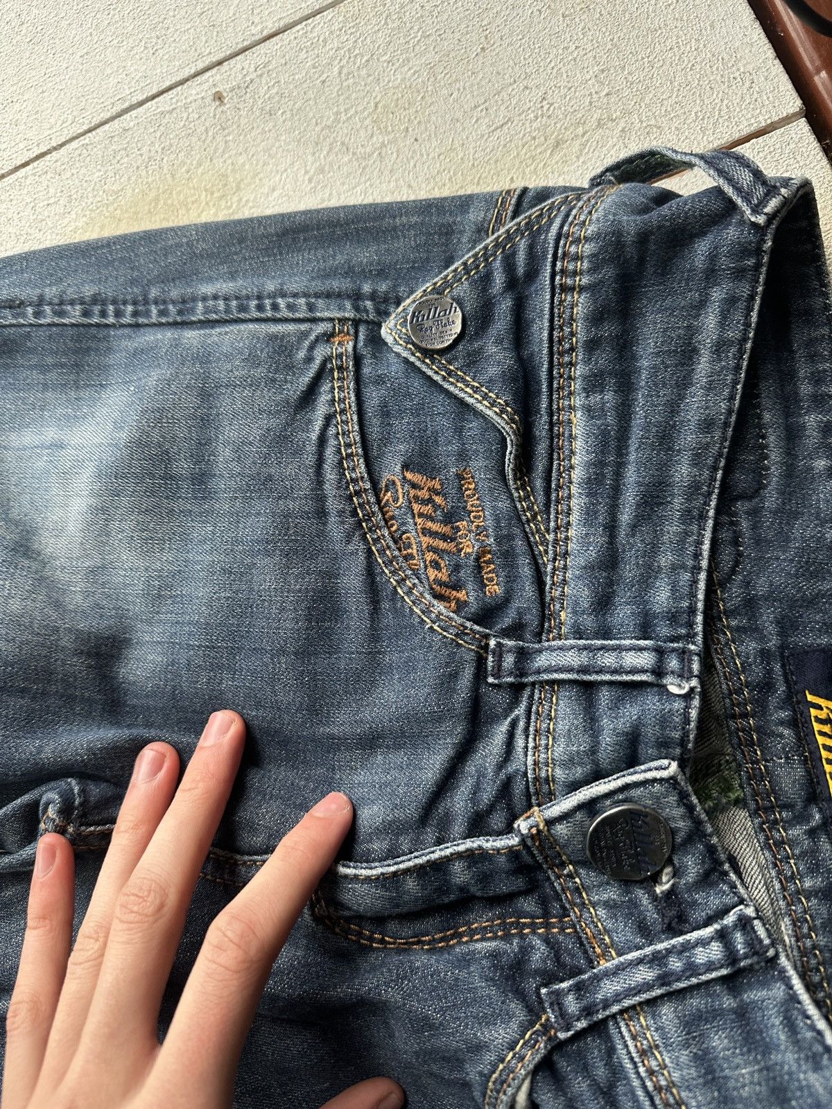 Miss Sixty 🚨VNTG Y2K KILLAH By Miss Sixty Flared RARE Streetwear 90s Size 26" / US 2 / IT 38 - 5 Thumbnail