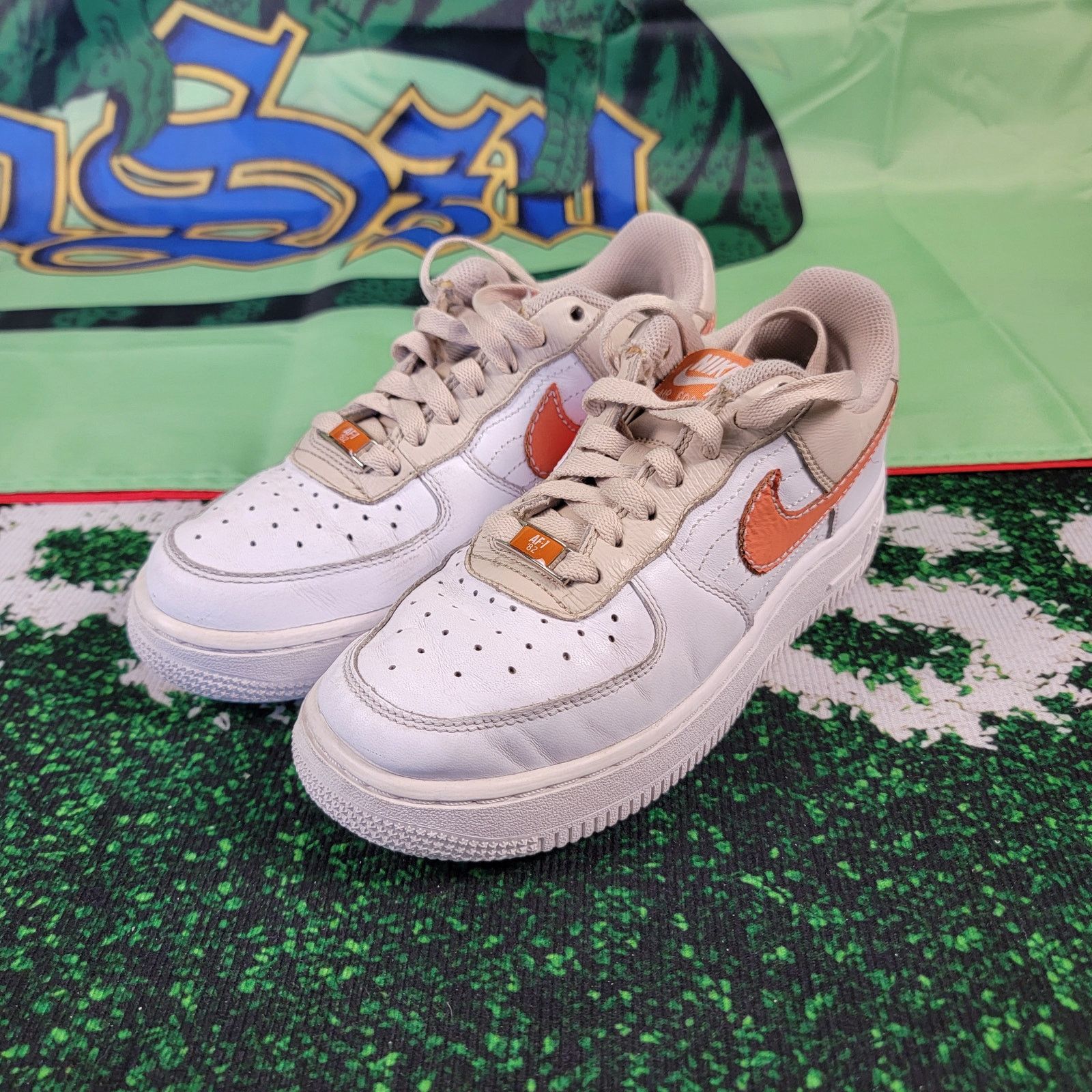 Nike Nike Wmns Air Force 1 '07 'Dark Orange' Sz 6 315115-181 (13 Size US 6 / IT 36 - 1 Thumbnail