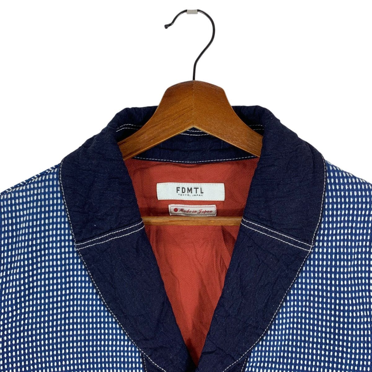 FDMTL VINTAGE FDMTL INDIGO SASHIKO BORO COAT Size US M / EU 48-50 / 2 - 5 Thumbnail