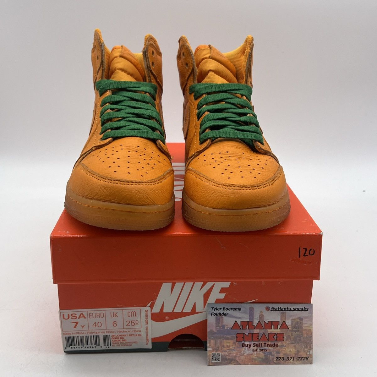Nike Air Jordan 1 high orange peel Size US 7 / EU 40 - 2 Thumbnail