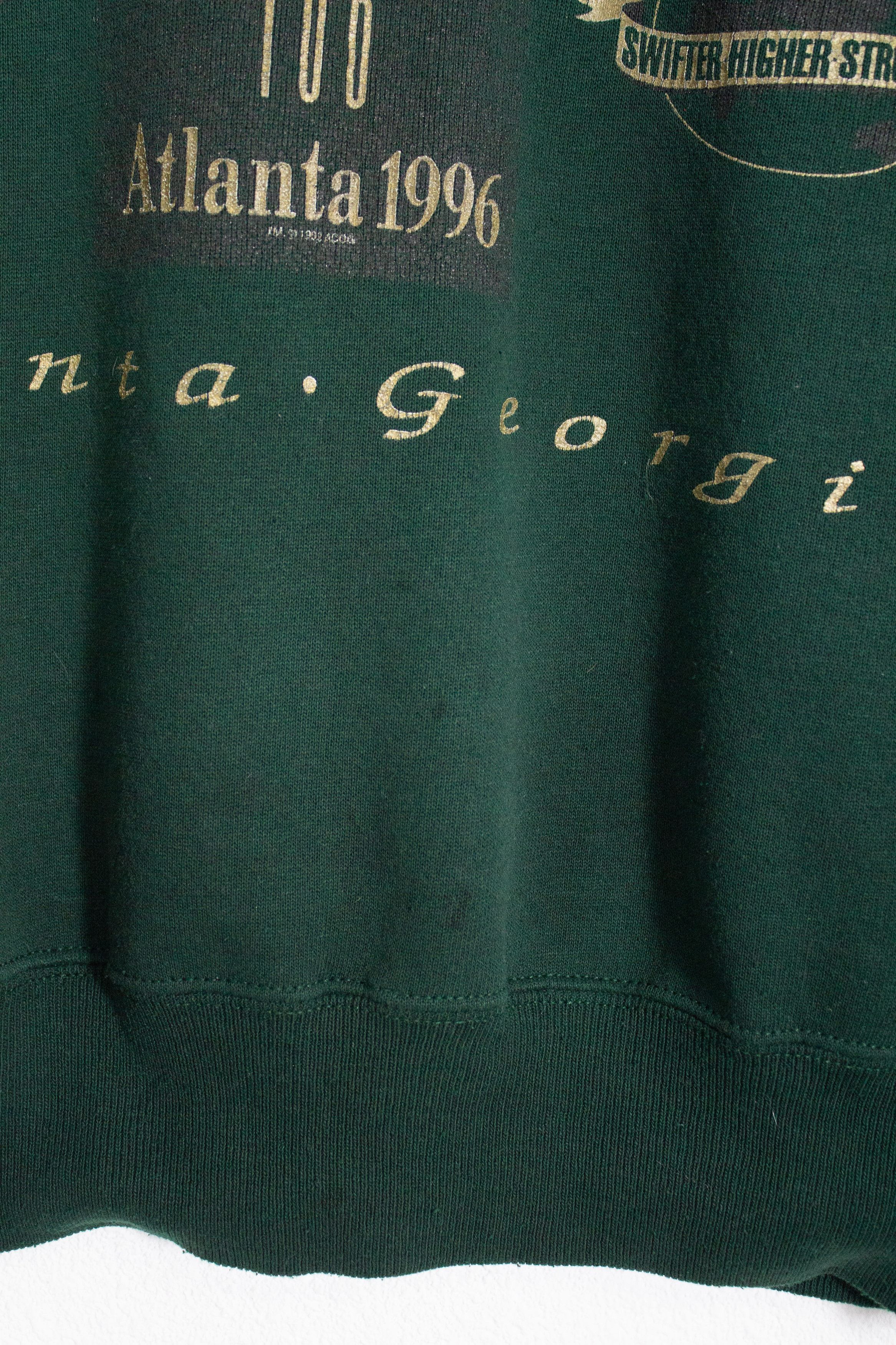USA Olympics Vintage Atlanta USA 1996 Olympics Sweatshirt 90s Size M / US 6-8 / IT 42-44 - 3 Thumbnail