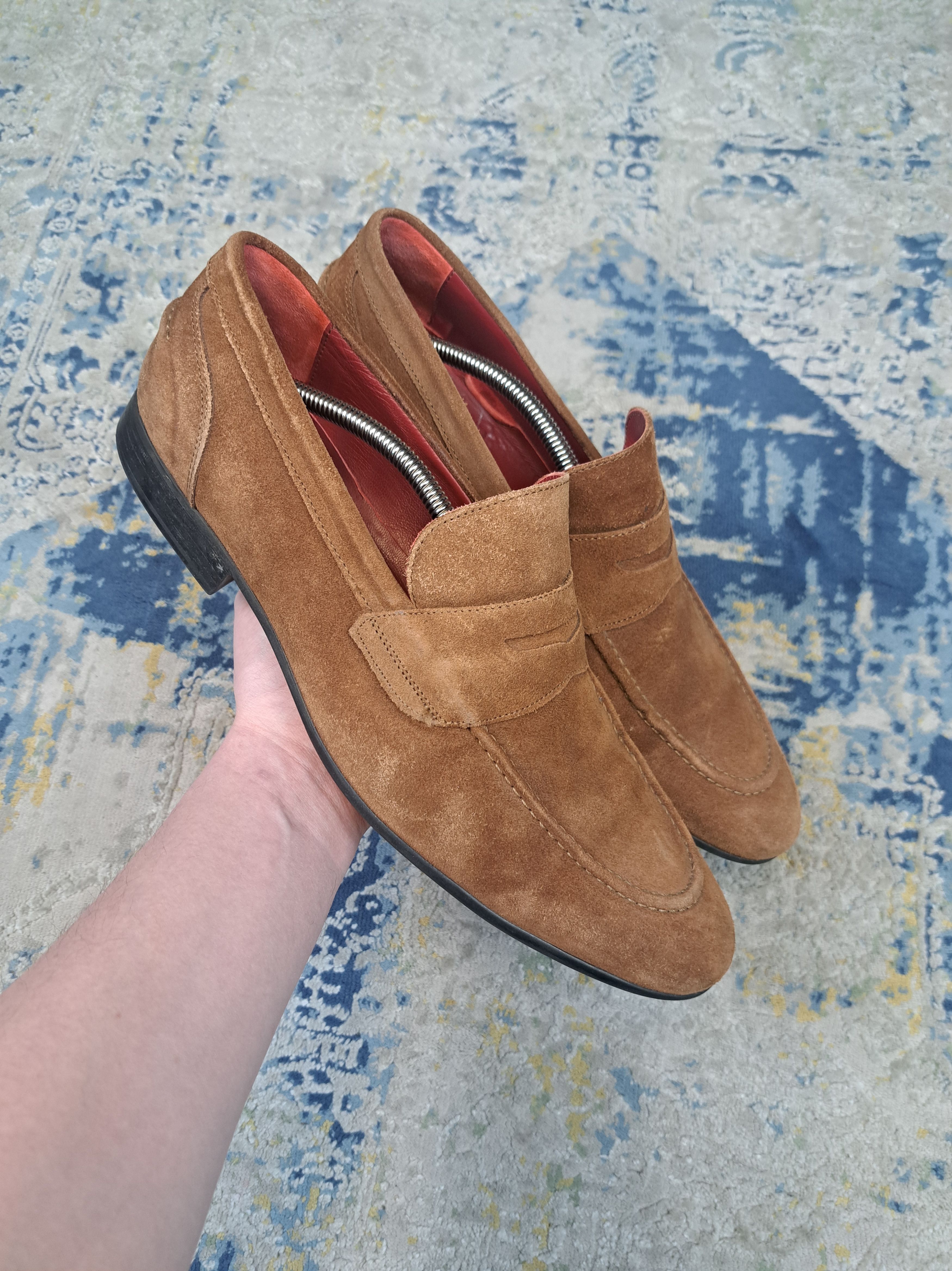 Other Daniel Kenneth Brown Suede Loafers Genuine Leather Old Money Size US 10 / EU 43 - 1 Thumbnail