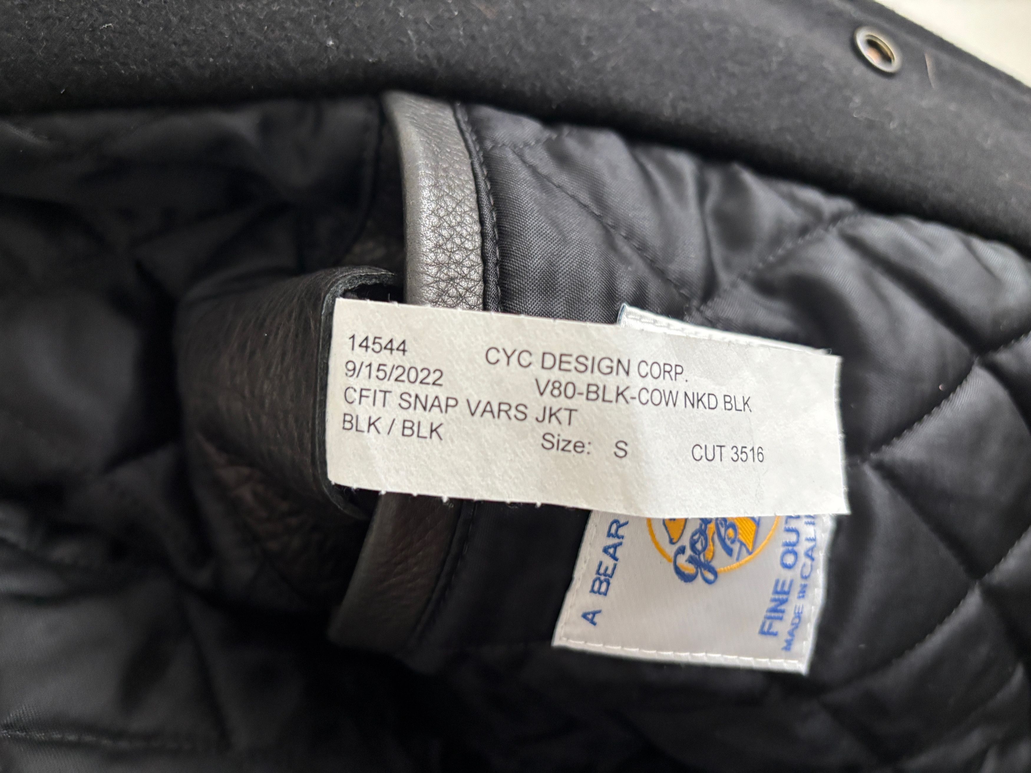 Golden Bear $850 Reigning Champ Leather Wool Varsity Jacket -S /M Size US M / EU 48-50 / 2 - 10 Thumbnail