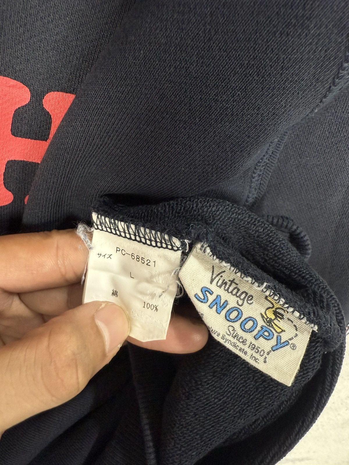 Japanese Brand Van Jac x Snoopy Peanuts Sweatshirt Crewneck Size US L / EU 52-54 / 3 - 8 Thumbnail