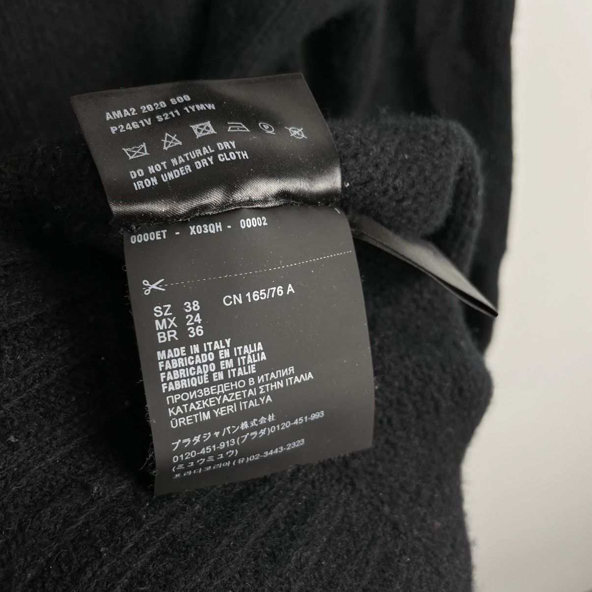 Prada Original Prada big logo Cashmere Sweater size 38 Size XS / US 0-2 / IT 36-38 - 10 Thumbnail