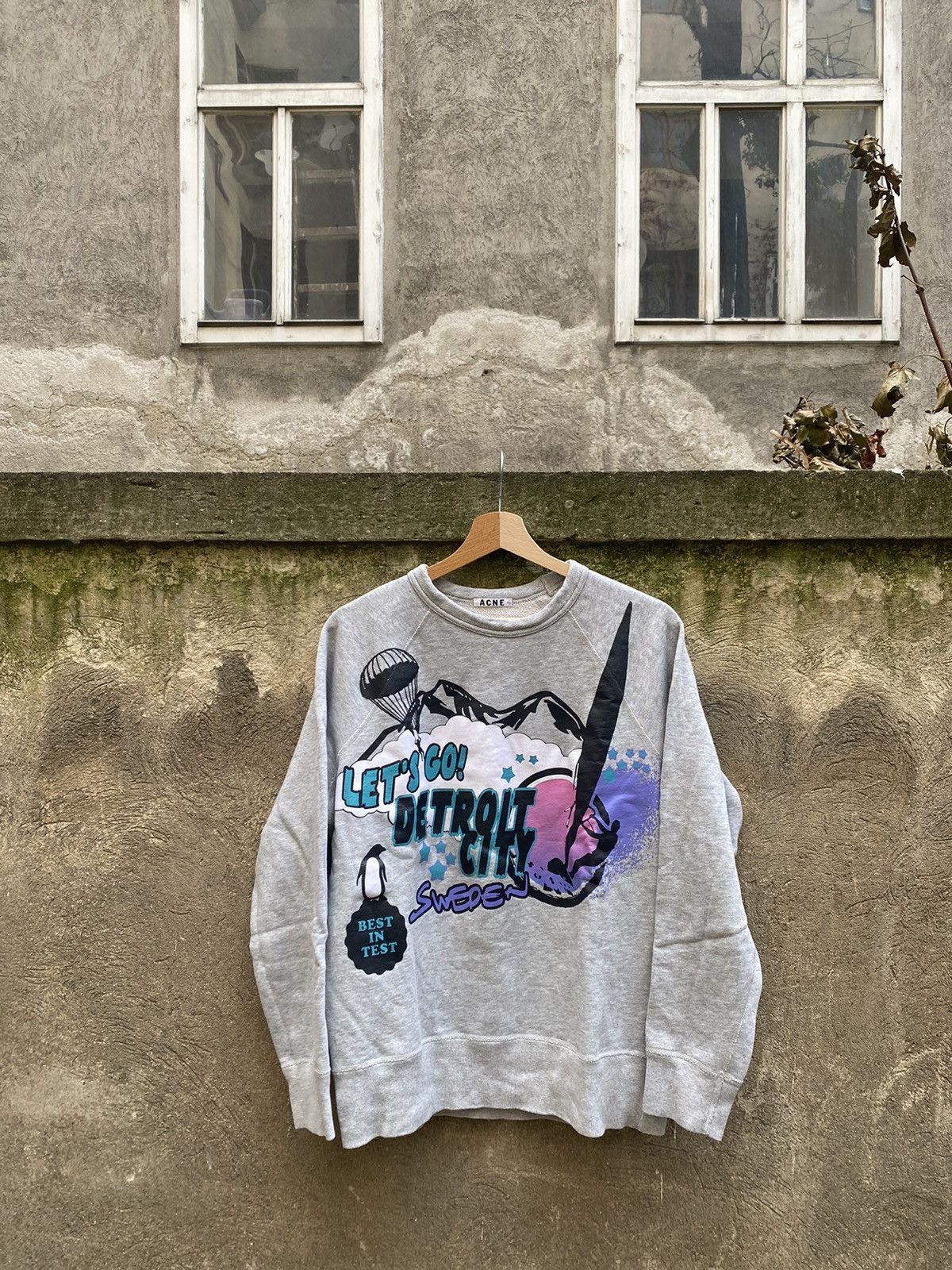 Acne Studios Acne Studios Let’s Go Detroit City Sweatshirt Size US XS / EU 42 / 0 - 1 Thumbnail