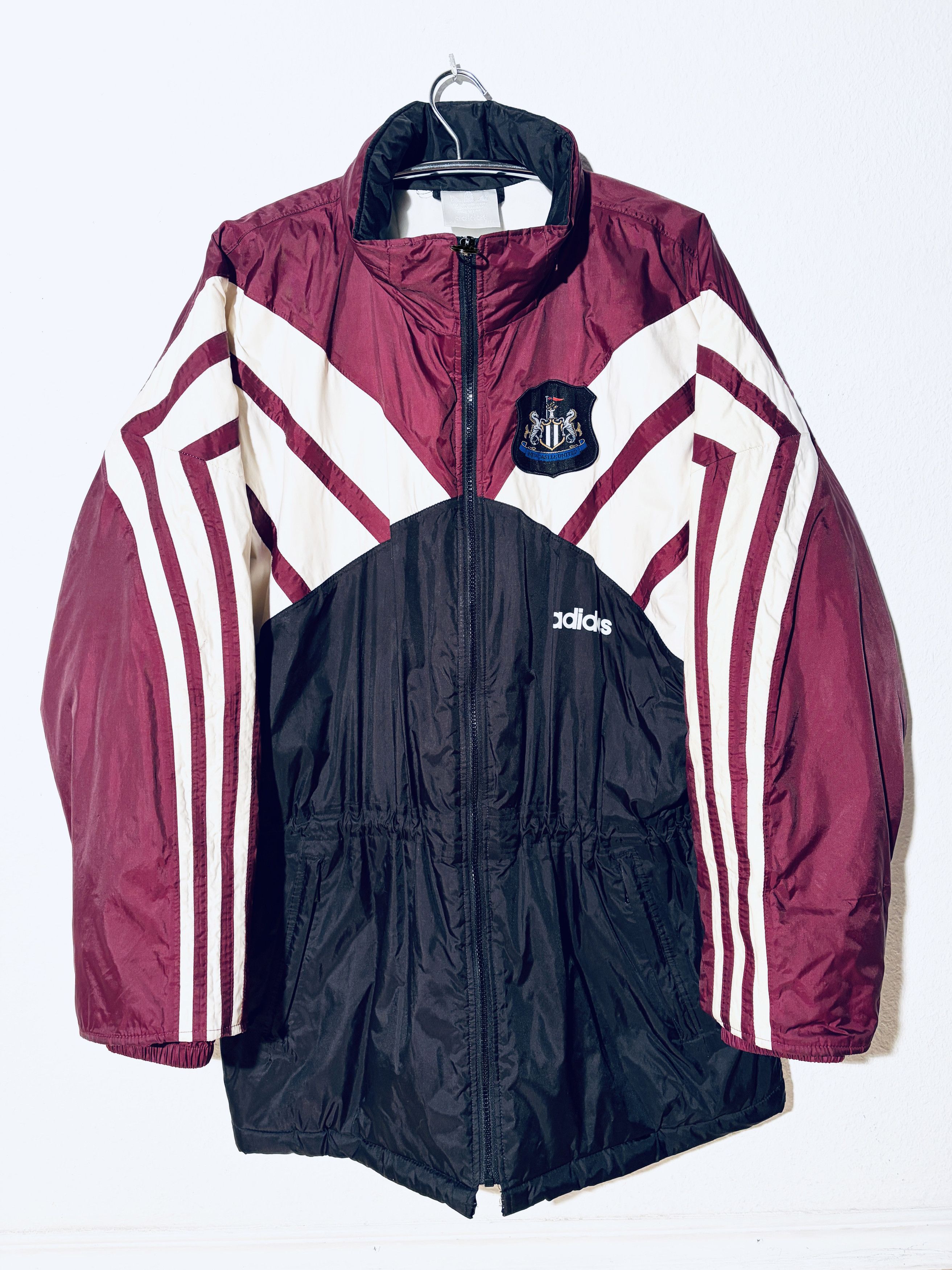 Adidas Newcastle United Training Bench Jacket 1995 - 1996 Size US XL / EU 56 / 4 - 1 Thumbnail