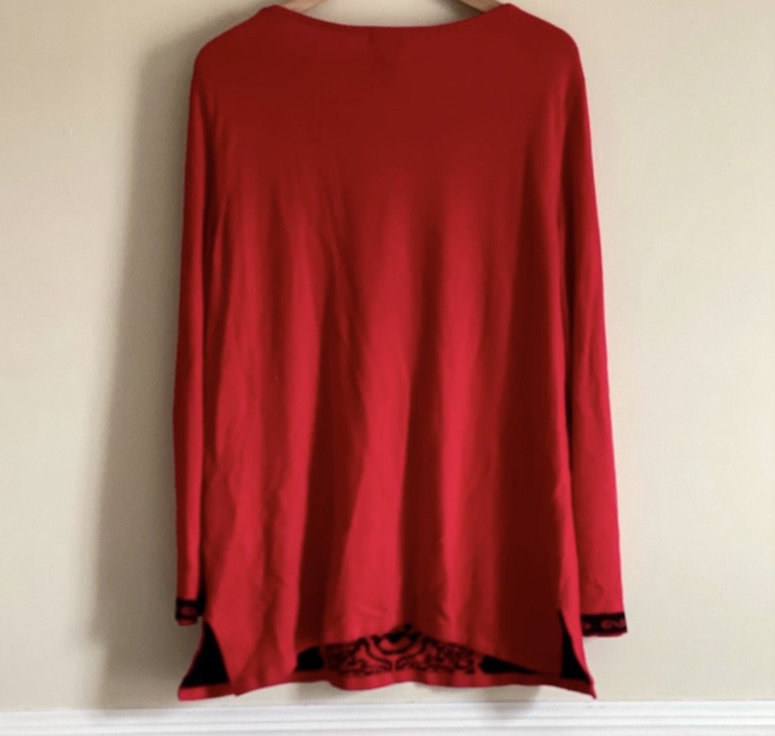 Other ELLEN TRACY EMBROIDERED PULLOVER SWEATER Size L / US 10 / IT 46 - 8 Thumbnail