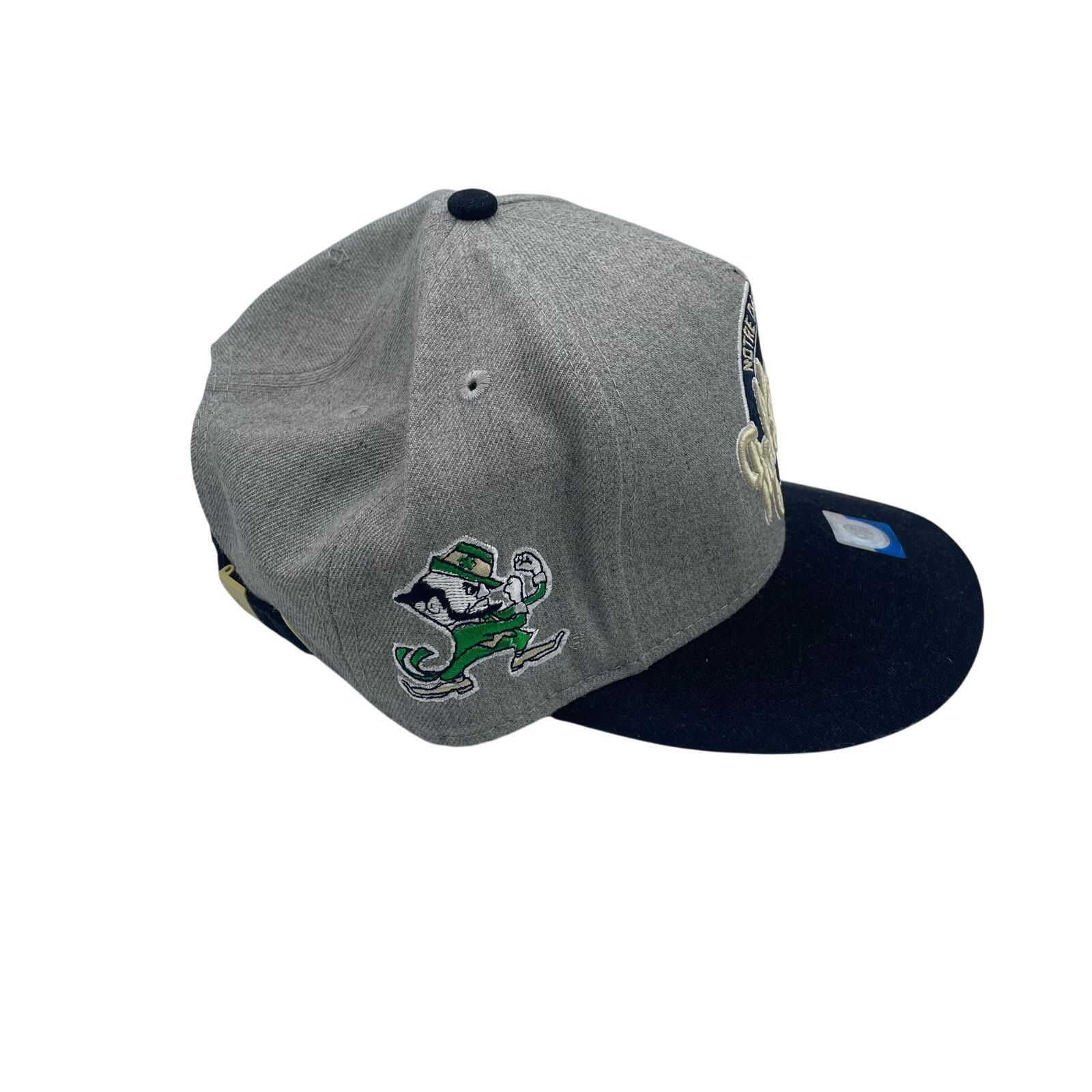 New Era Notre Dame Fighting Irish New Era Hat Gray Medium Large Size ONE SIZE - 2 Thumbnail