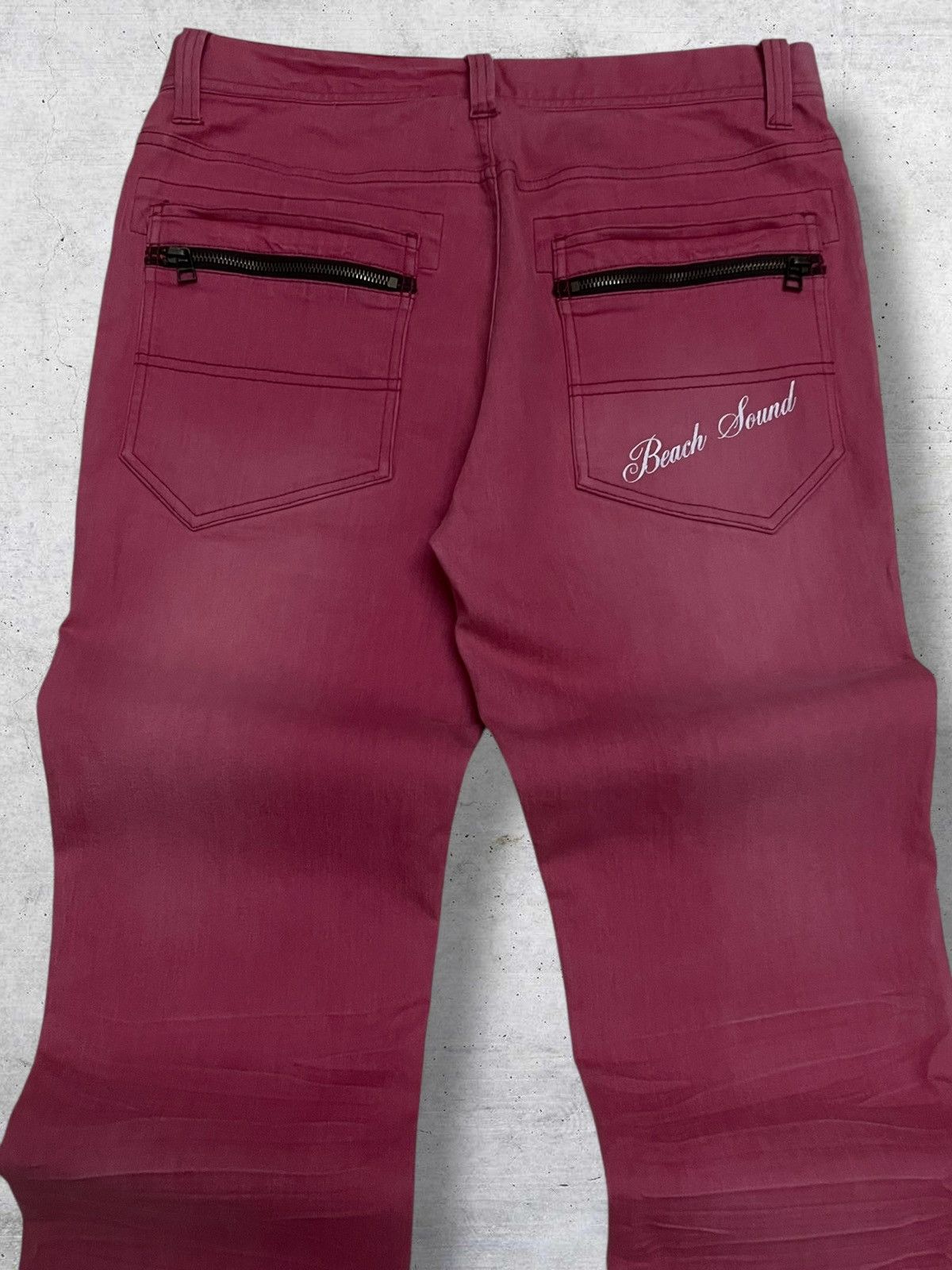 Japanese Brand BEACH SOUND 1990S JAPAN DESIGNER ARTWORK POETIC POEM DENIM Size US 30 / EU 46 - 11 Thumbnail