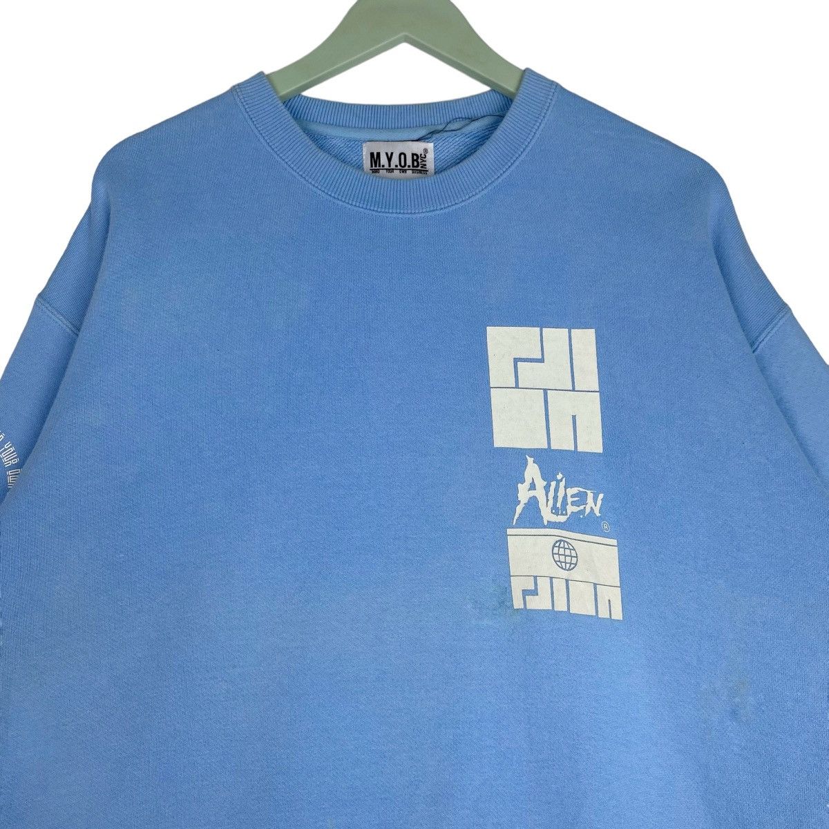 Designer × Vintage Alien Sweatshirt Crewneck Pullover Jumper Size US L / EU 52-54 / 3 - 2 Thumbnail