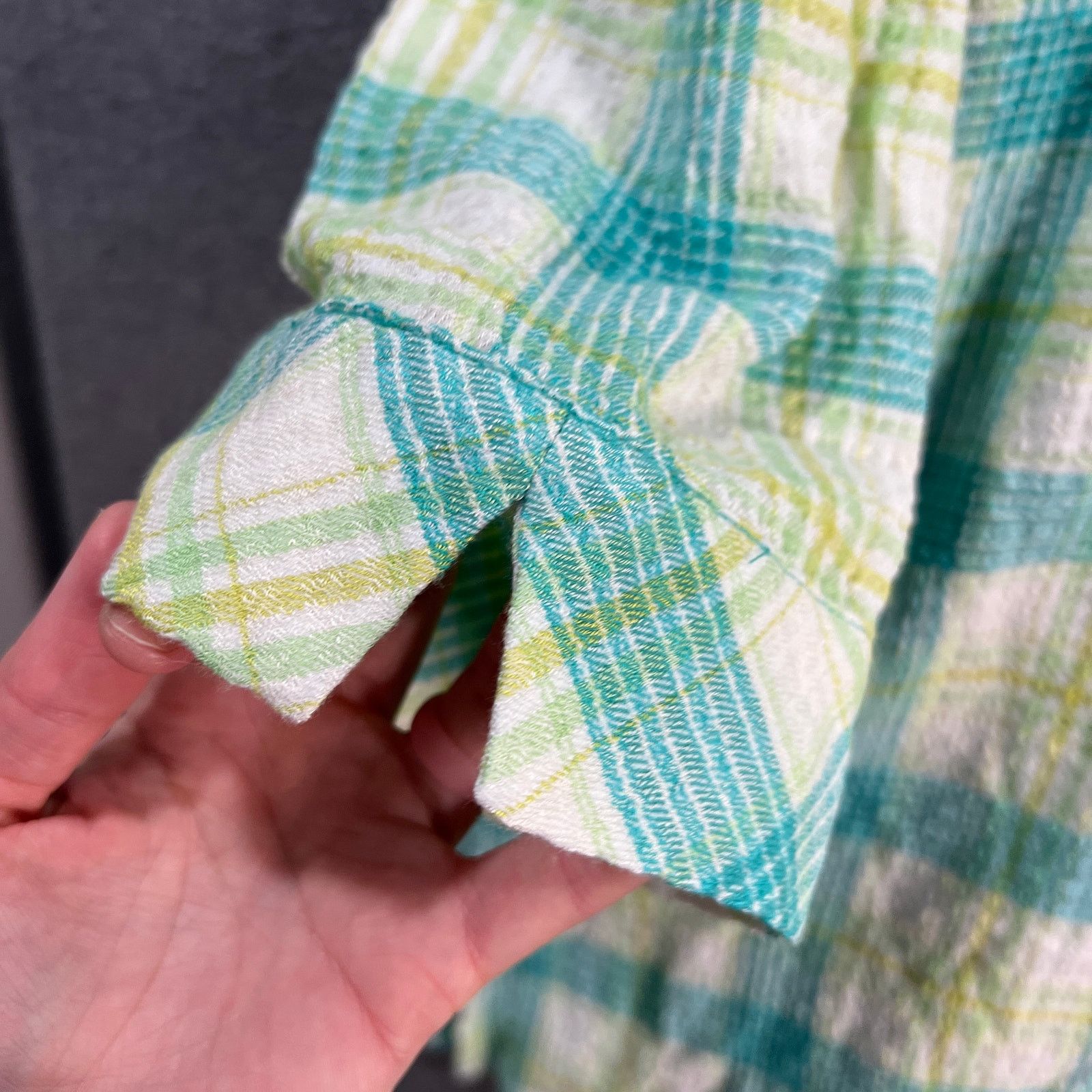 Other Susan Graver Regular Yarn Dyed Plaid Button Front Size M / US 6-8 / IT 42-44 - 10 Thumbnail