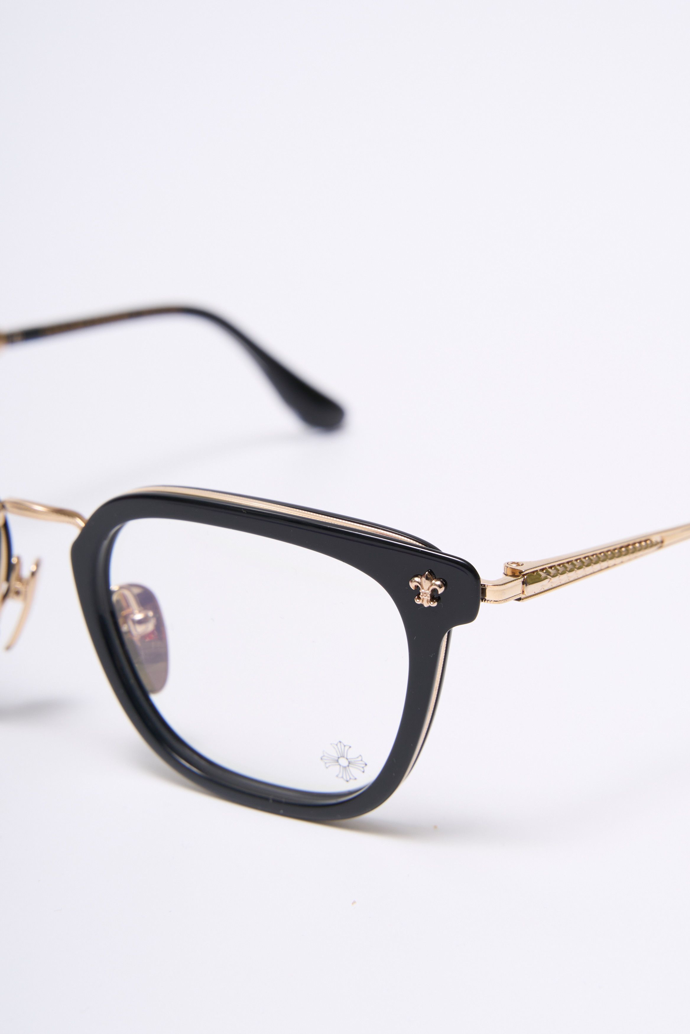 Chrome Hearts CHROME HEARTS STRAPADICTOME BLACK/GOLD PLATED Size ONE SIZE - 4 Thumbnail