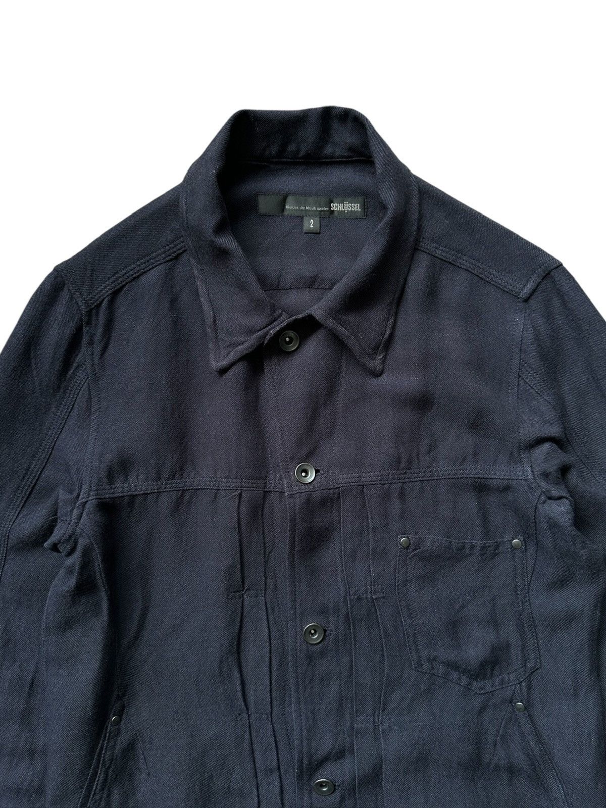 Schlussel 00's Schlussel j-rock light cotton button jacket Size US M / EU 48-50 / 2 - 5 Thumbnail
