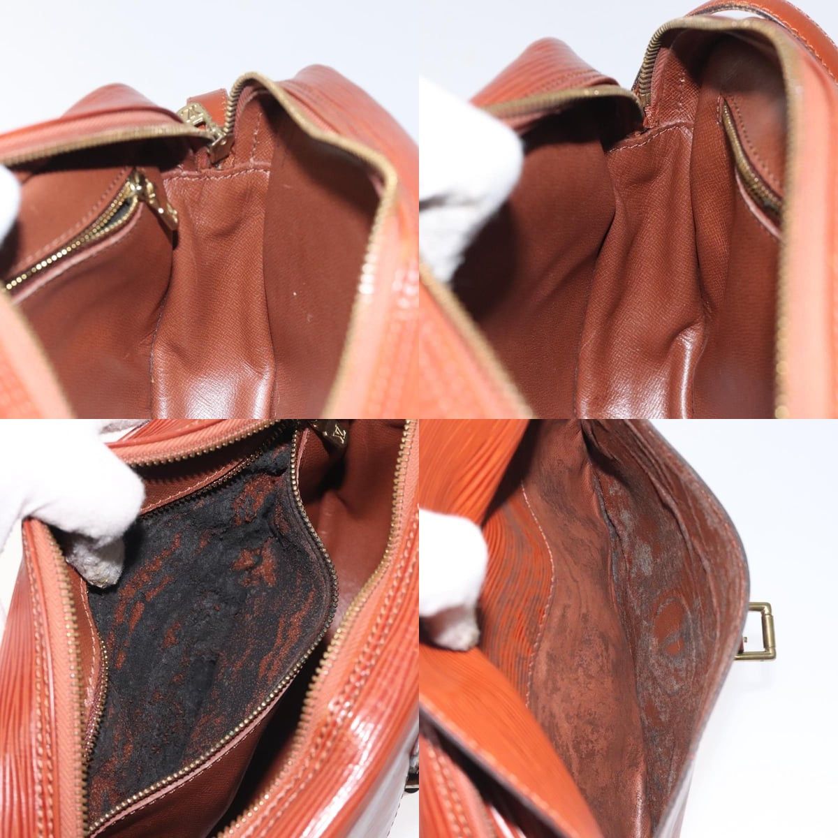 Louis Vuitton LOUIS VUITTON Epi Jeune Fillemm Shoulder Bag Brown M52153 Size ONE SIZE - 12 Thumbnail