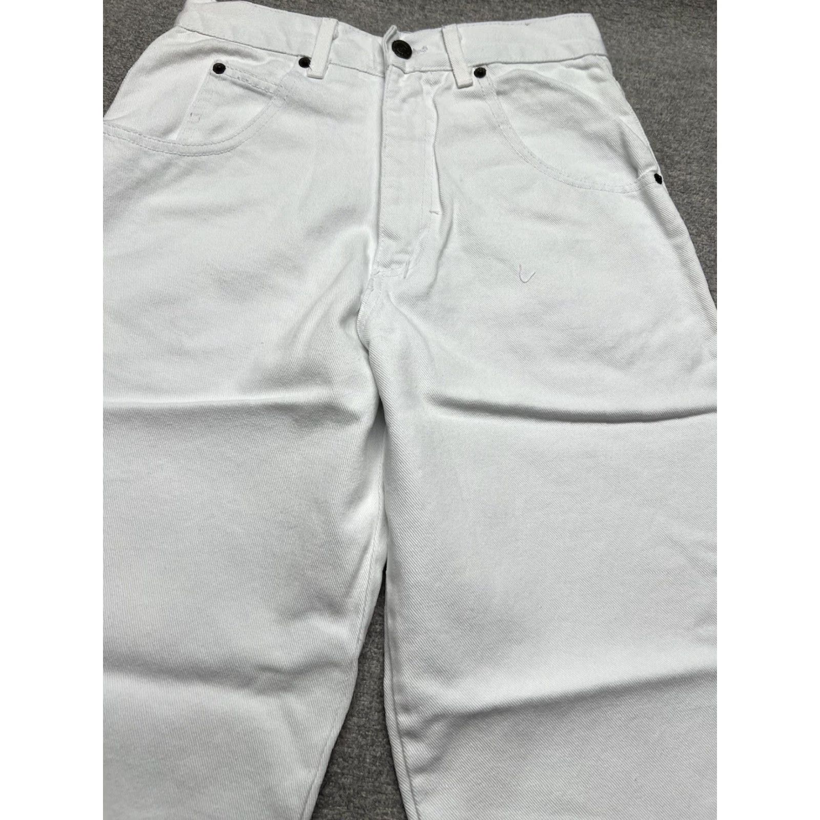 Vintage VINTAGE Solo Semore White Jeans Straight Leg Skater 28x28 USA Made Size US 28 / EU 44 - 5 Thumbnail