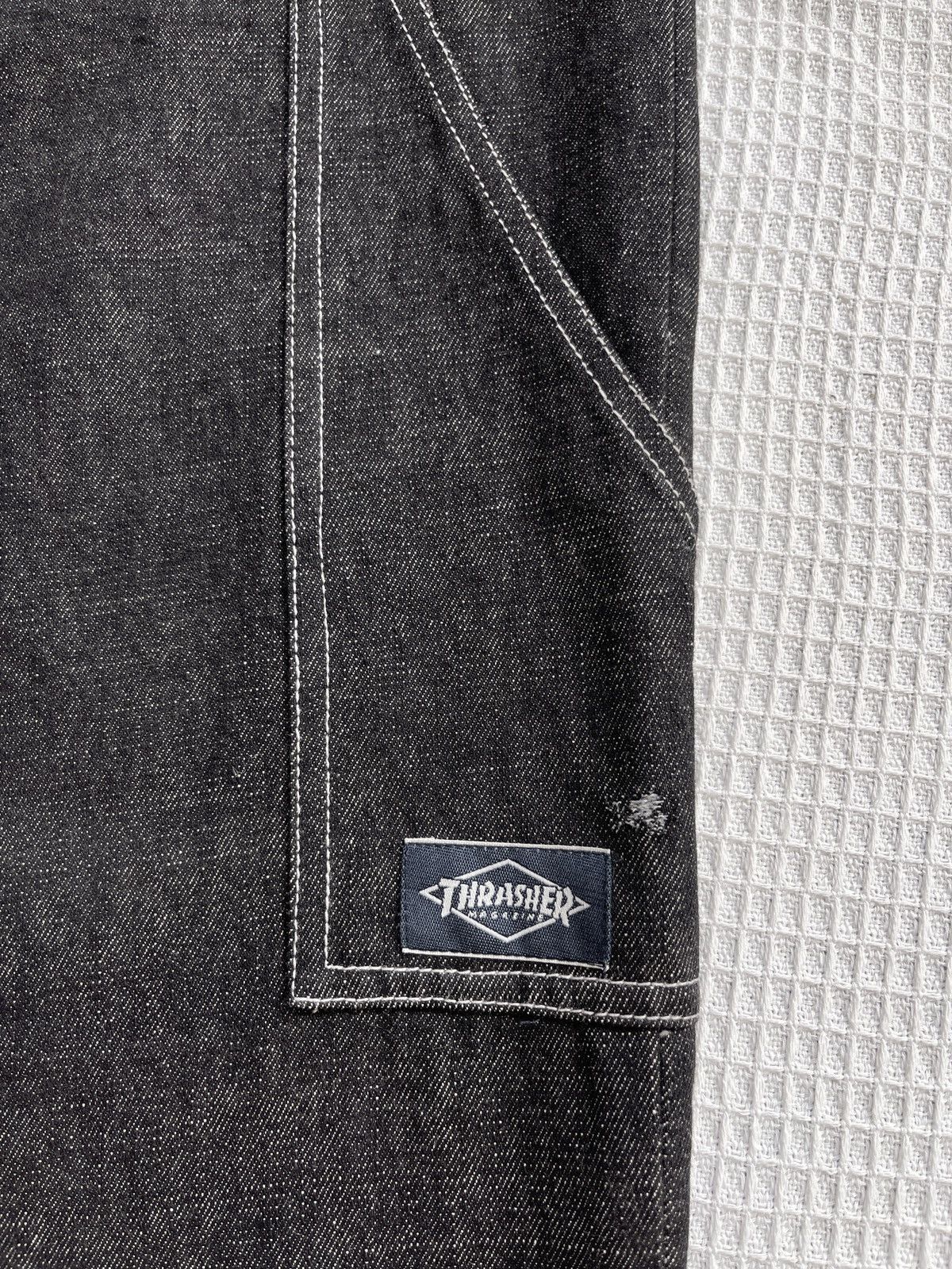 Thrasher × Vintage LastDrop🔥Very Rare🔥THRASHER MAGAZINE Skateboards Baggy Jeans Size US 36 / EU 52 - 9 Thumbnail