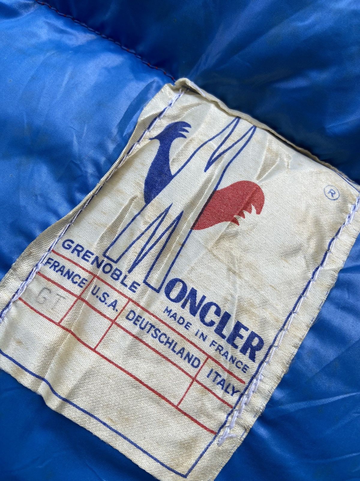 Moncler Vintage 80s Moncler Grenoble Paninaro Puffer Jacket Size US L / EU 52-54 / 3 - 9 Thumbnail