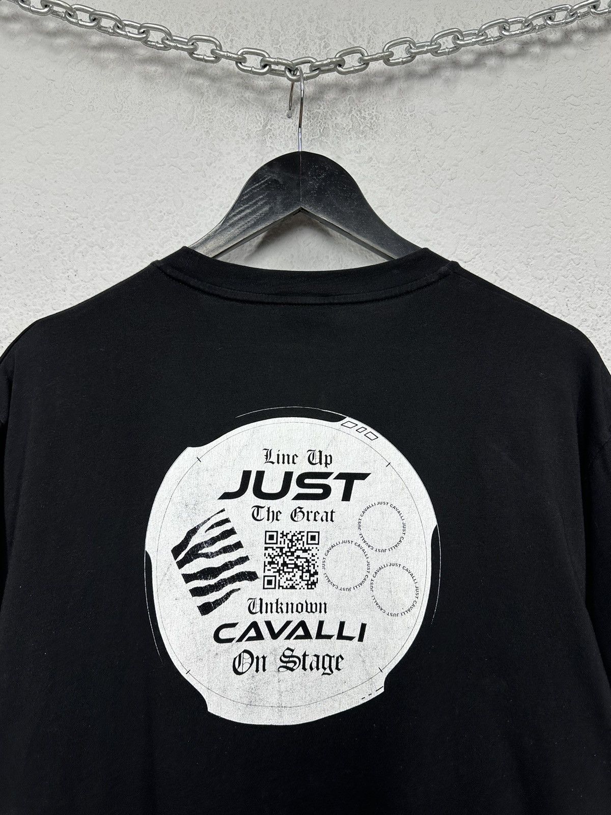 Just Cavalli Vintage Black Snakes 🐍 Just Cavalli Luxury T-shirt Size US S / EU 44-46 / 1 - 9 Thumbnail