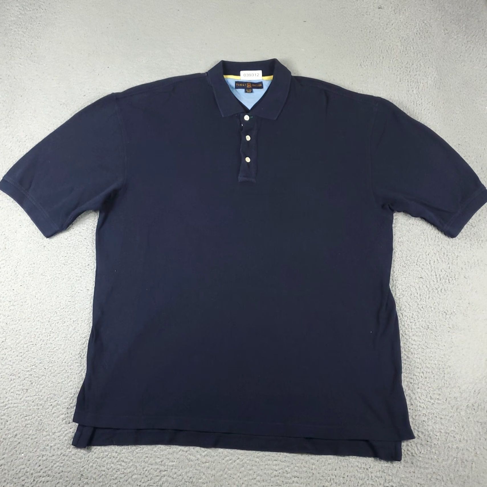 Tommy Hilfiger VINTAGE Tommy Hilfiger Polo Shirt Mens 2XL Blue Polo Adult 2XL Blue Tommy Hilfiger Logo American Classic Preppy Mens Size US XXL / EU 58 / 5 - 2 Thumbnail