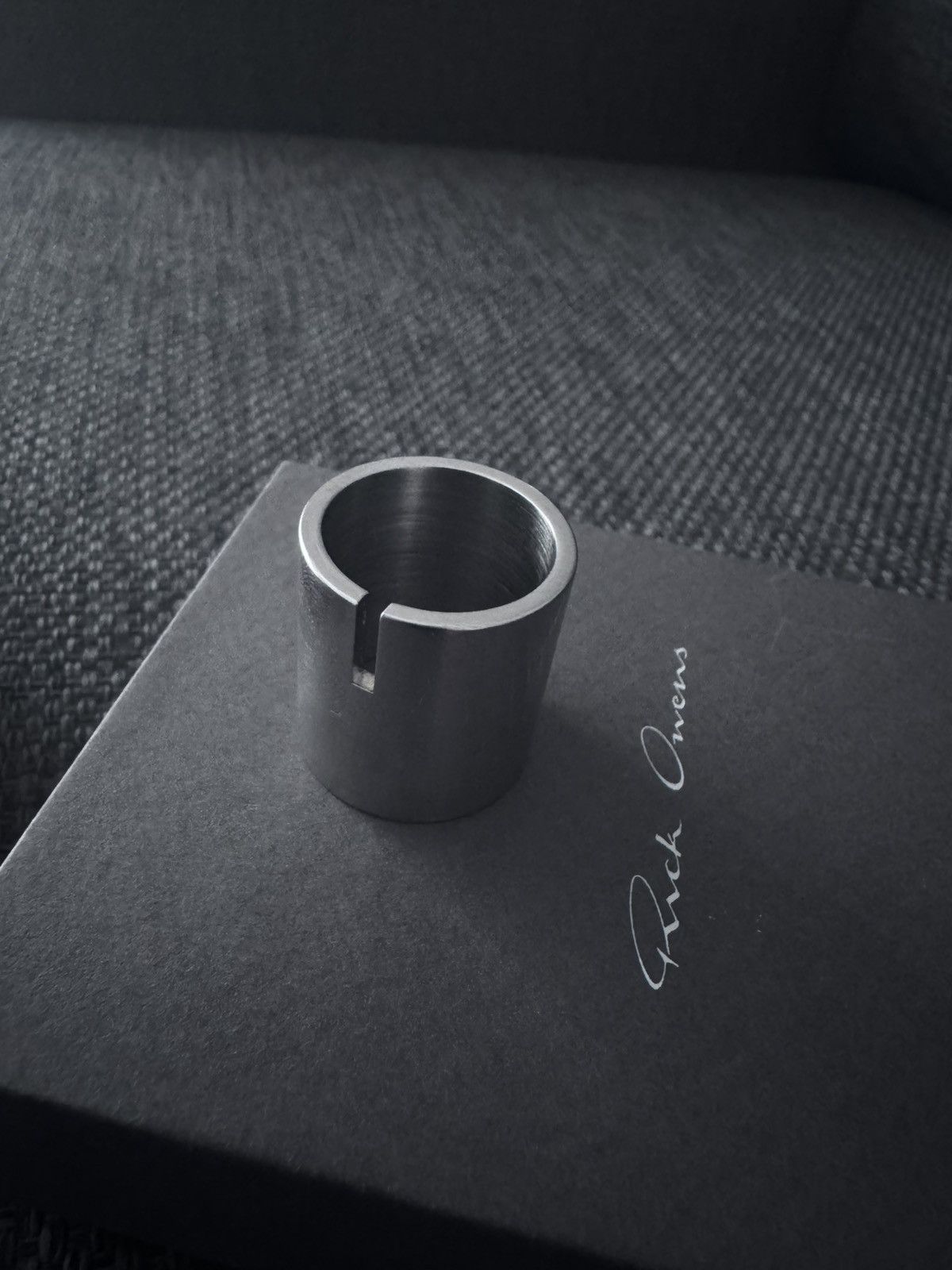 rick owens SLITTED THUMB RING サイズ60 RICK OWENS - RING - Rick Owens